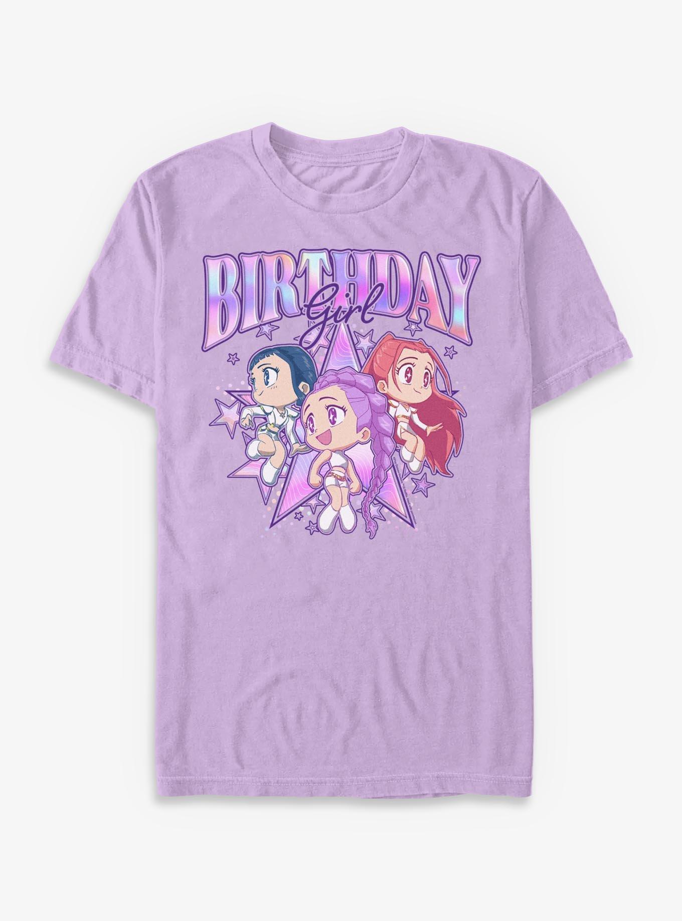 KPop Demon Hunters Huntrix Birthday Garment Dye T-Shirt, , hi-res