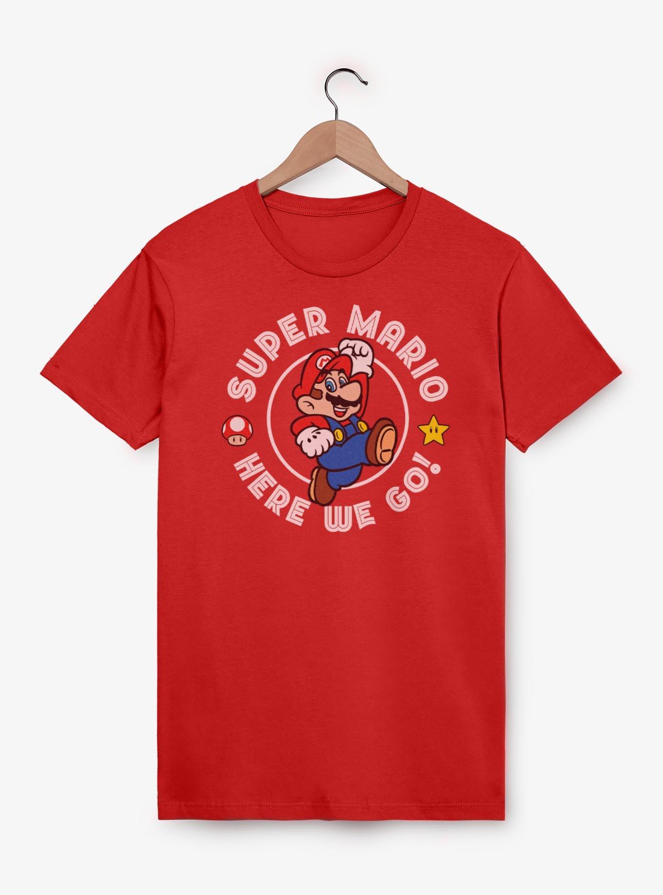 Nintendo Super Mario Here We Go Jump T-Shirt, , hi-res