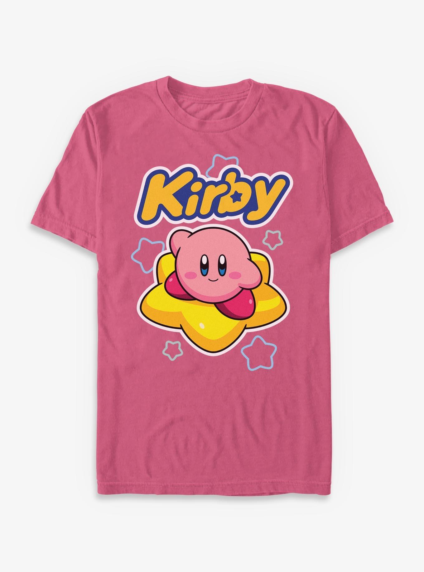 Nintendo Kirby Star Surfing Garment-Dyed T-Shirt, , hi-res
