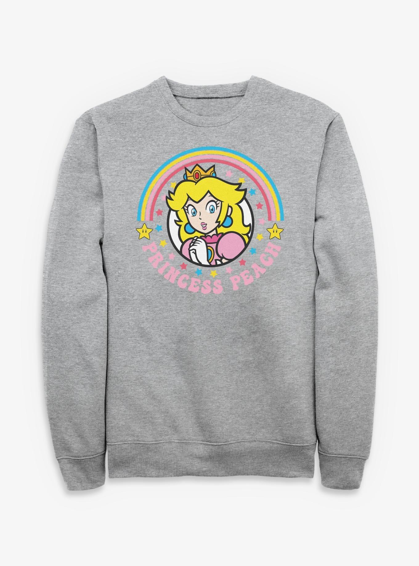 Nintendo Mario Colorful Princess Peach Sweatshirt