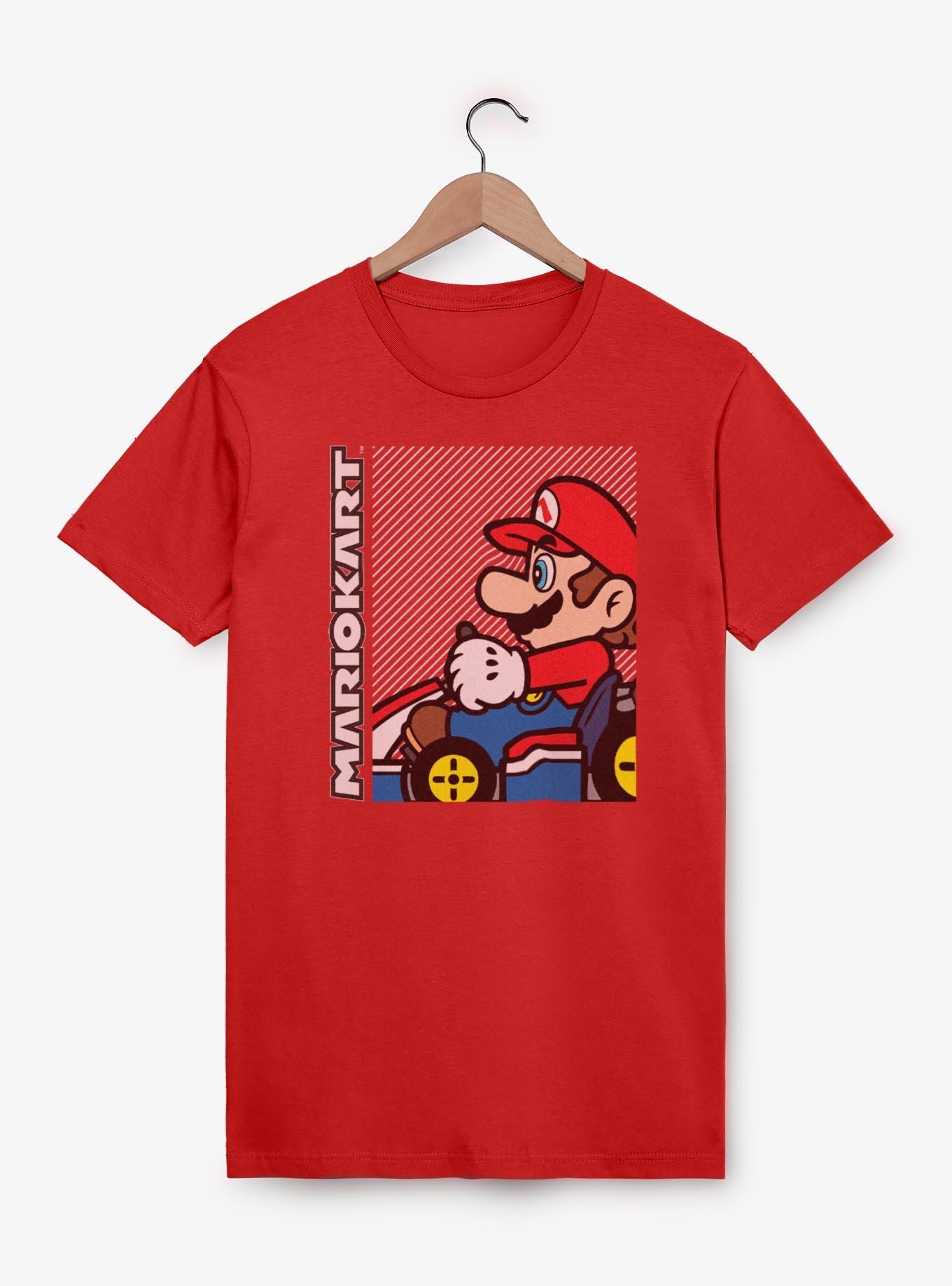 Nintendo Mario Kart Mario On Race Car T-Shirt, , hi-res