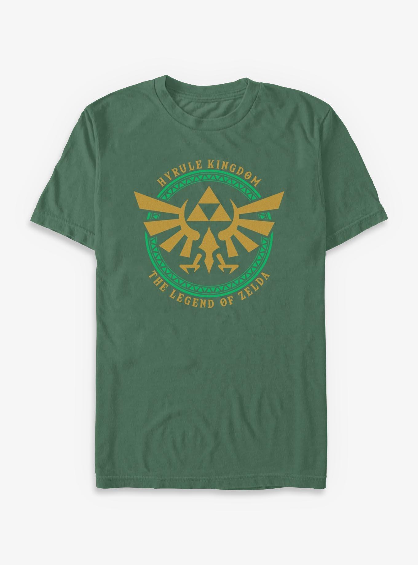 The Legend Of Zelda Hyrule Kingdom Legend Garment-Dyed T-Shirt, , hi-res