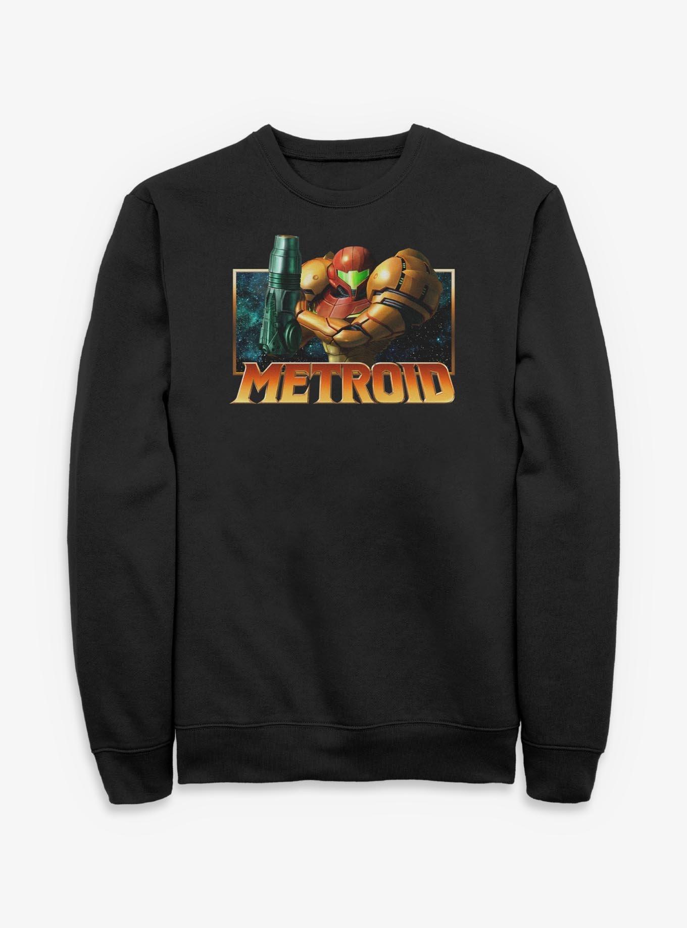 Nintendo Metroid Samus Badge Sweatshirt, , hi-res
