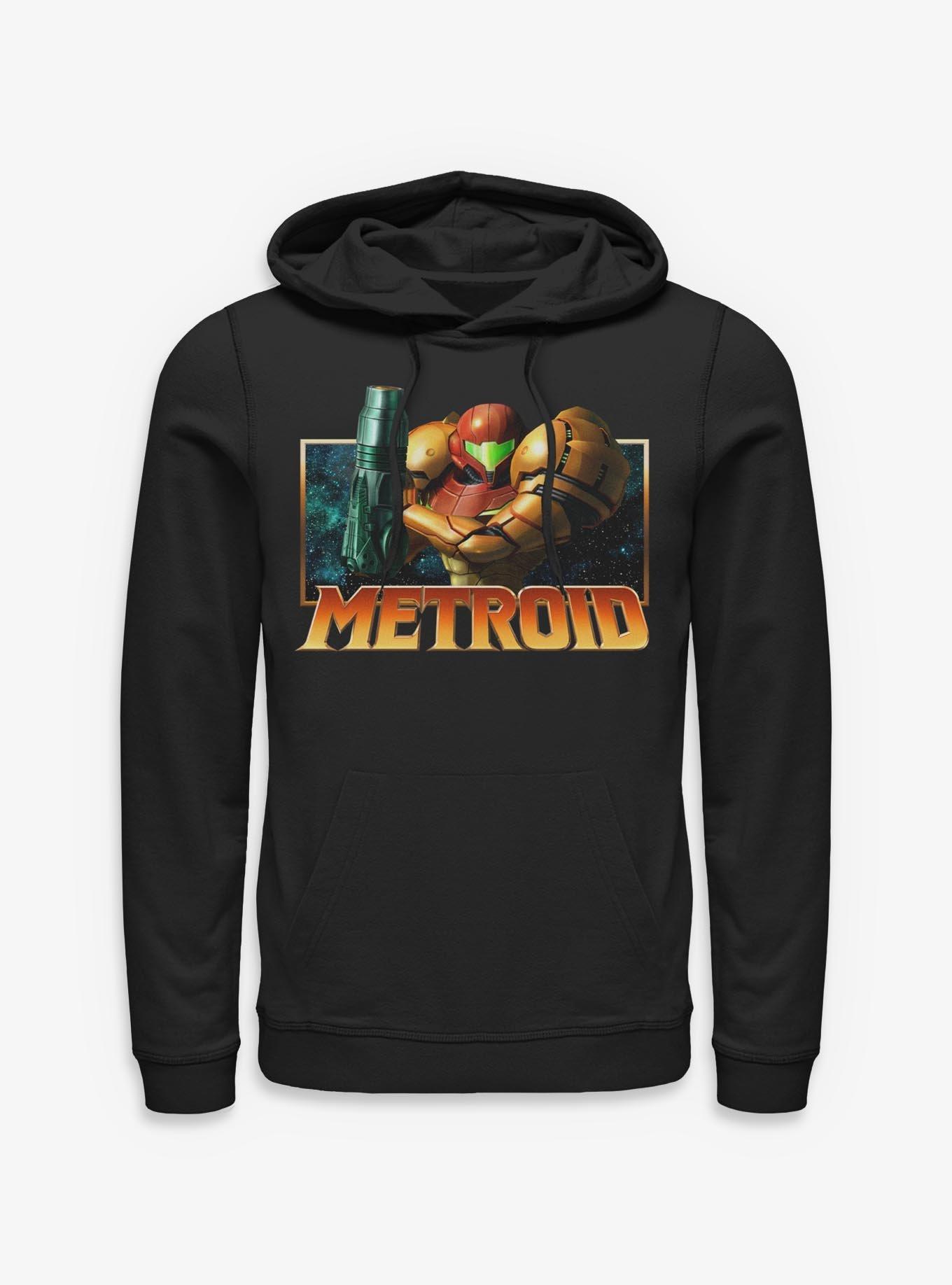 Nintendo Metroid Samus Badge Hoodie, , hi-res
