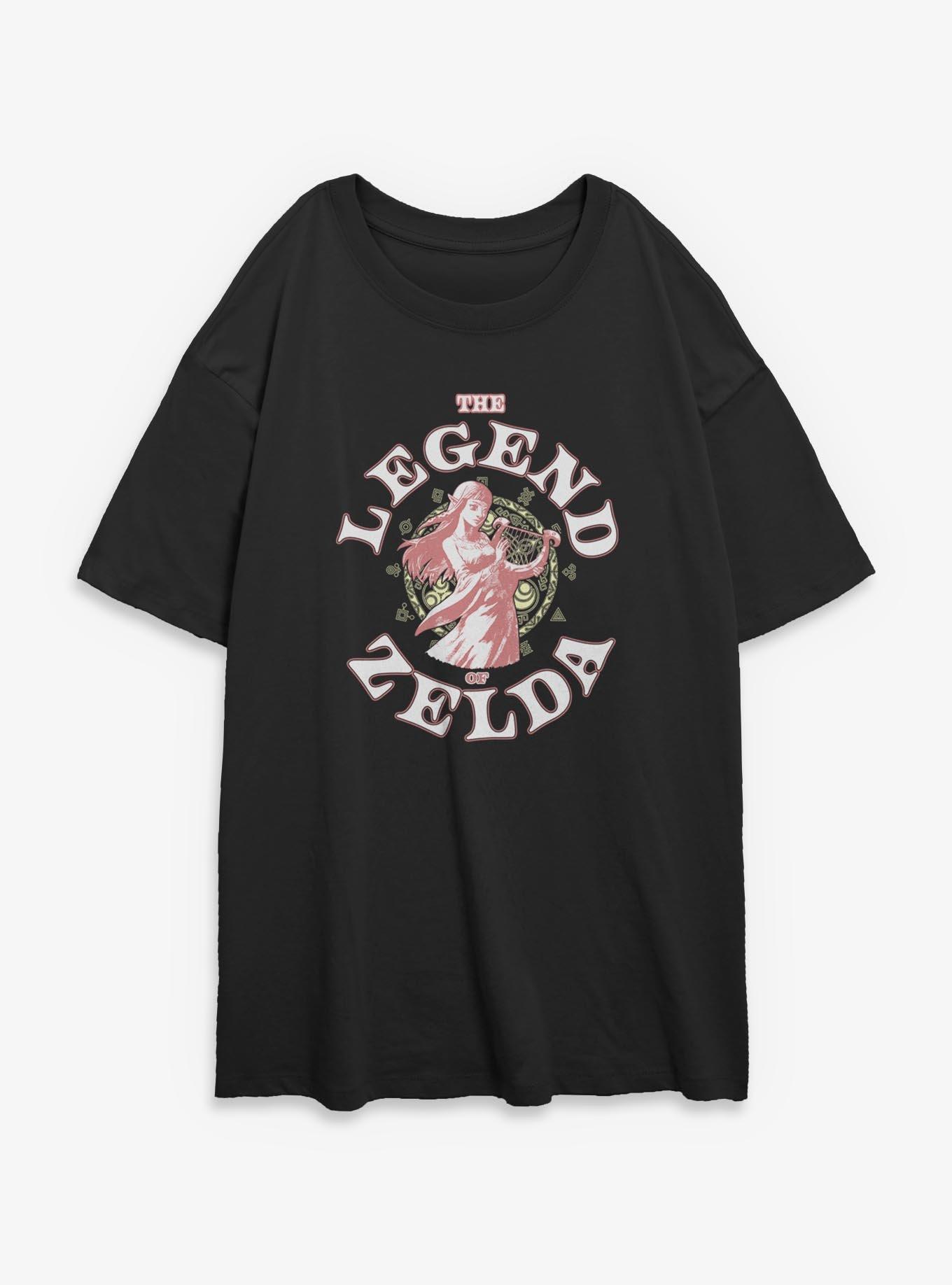 Nintendo The Legend Of Zelda Boho Zelda Girls Oversized T-Shirt, , hi-res