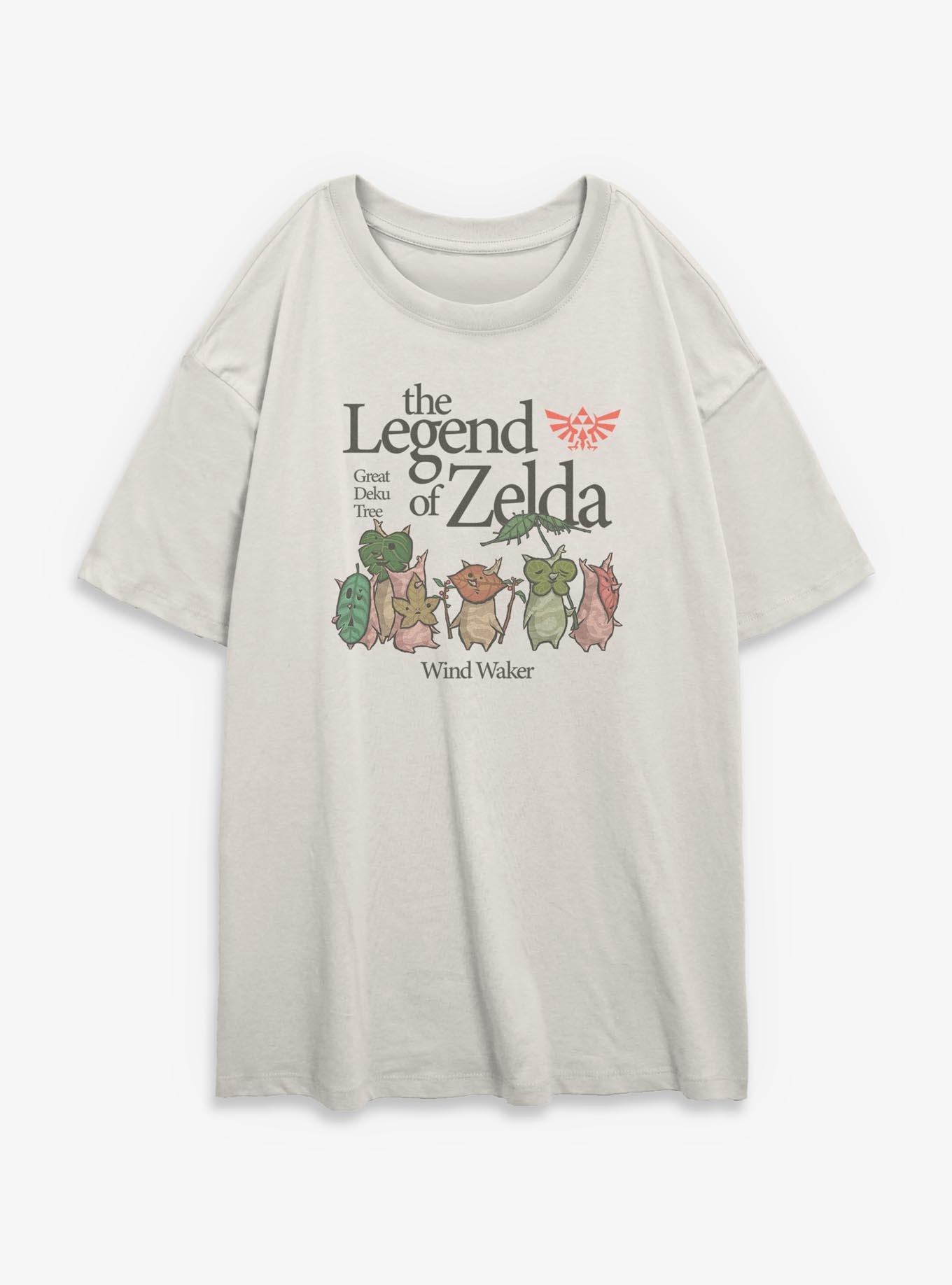 Nintendo The Legend Of Zelda Korok Lineup Girls Oversized T-Shirt, , hi-res