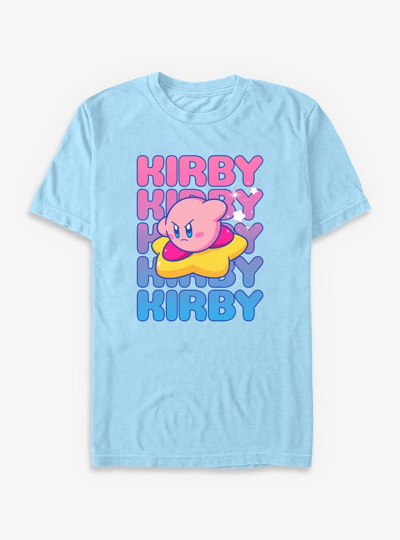 Nintendo Kirby Text Stack T-Shirt