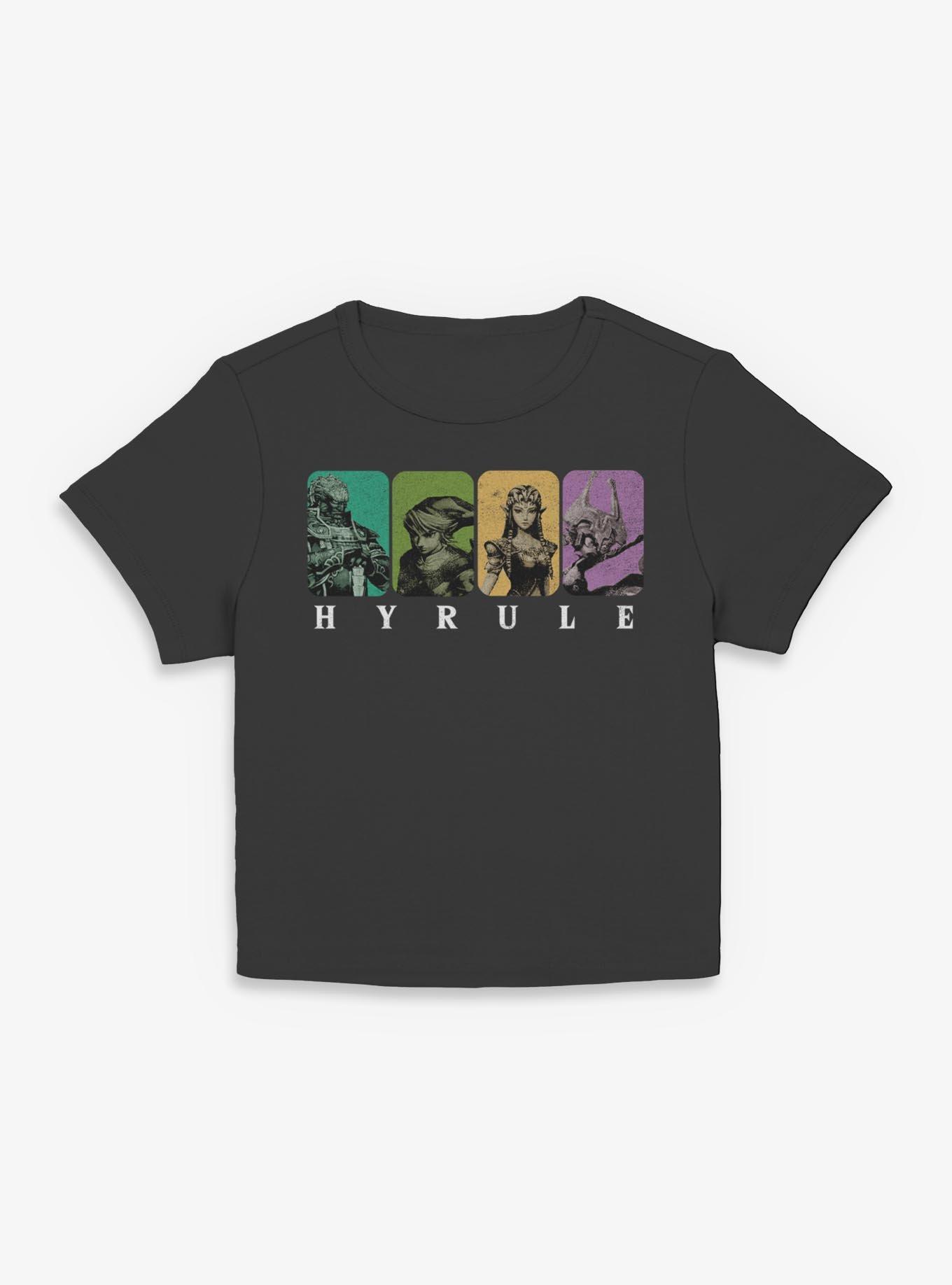 Nintendo Hyrule Character Panels Girls Baby T-Shirt