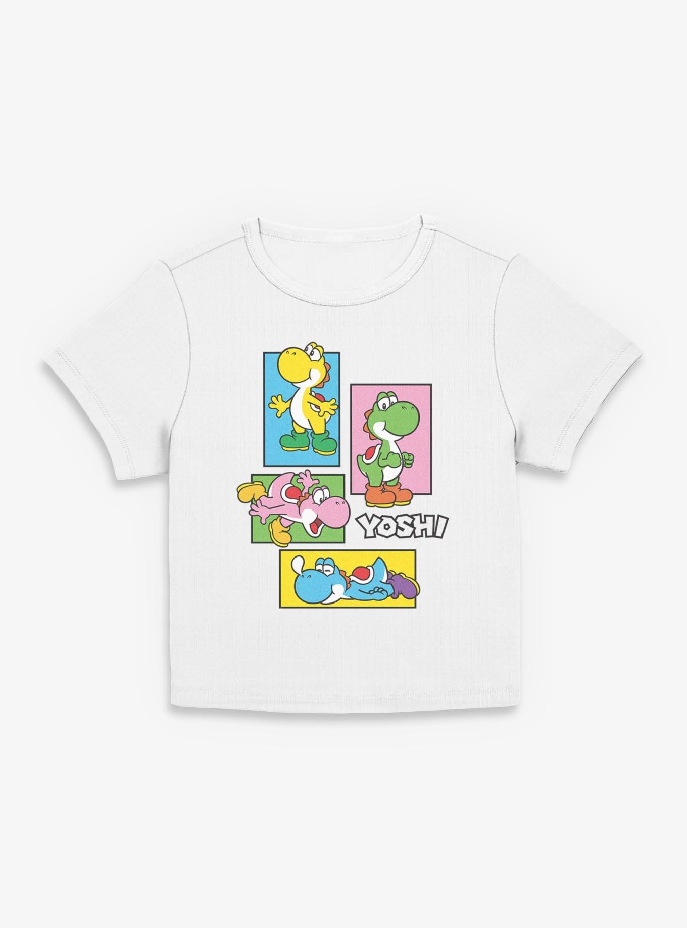 Nintendo Yoshi Boxes Girls Baby T-Shirt, EGRET, hi-res