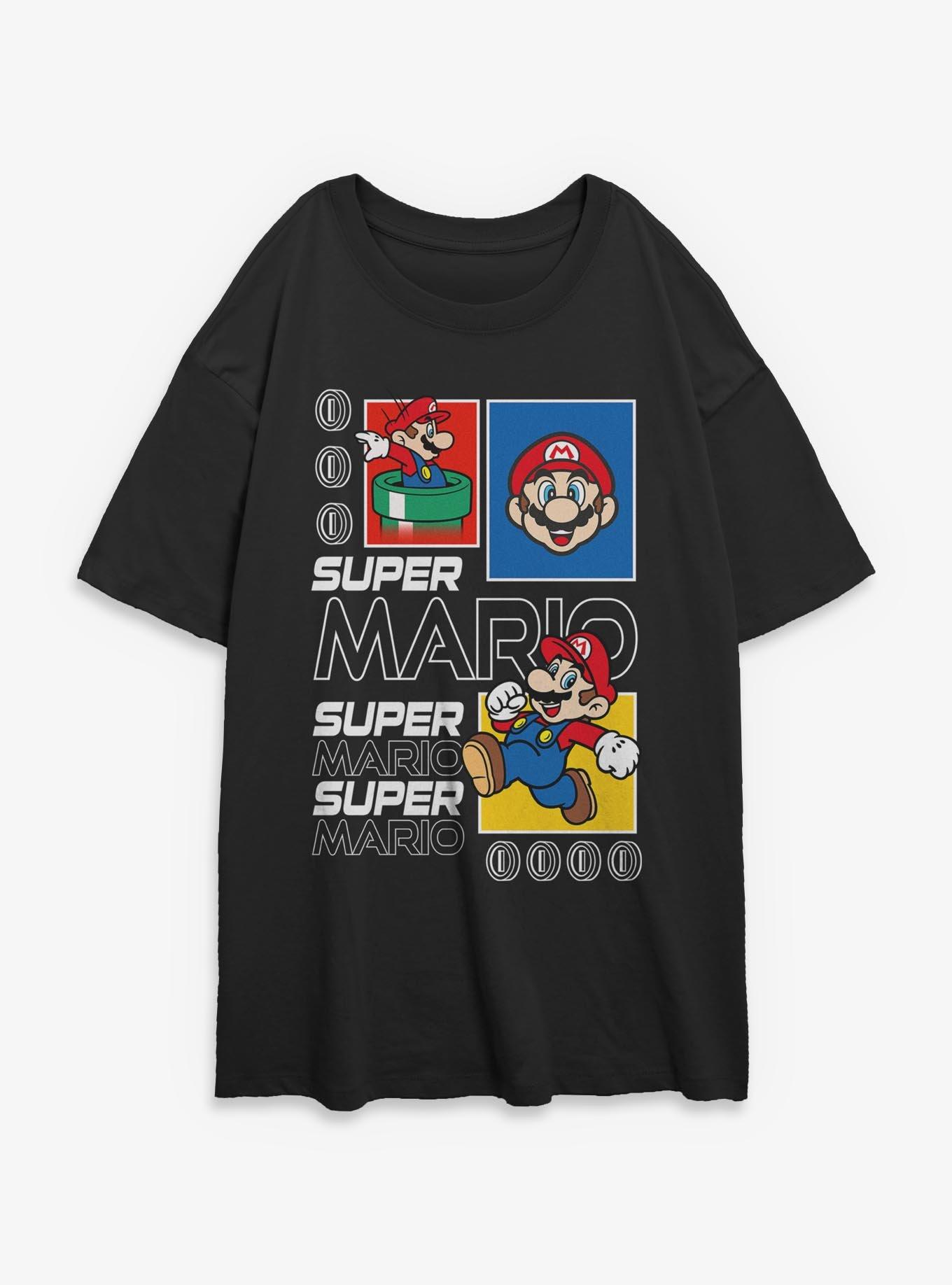 Nintendo Future Mario Girls Oversized T-Shirt, , hi-res