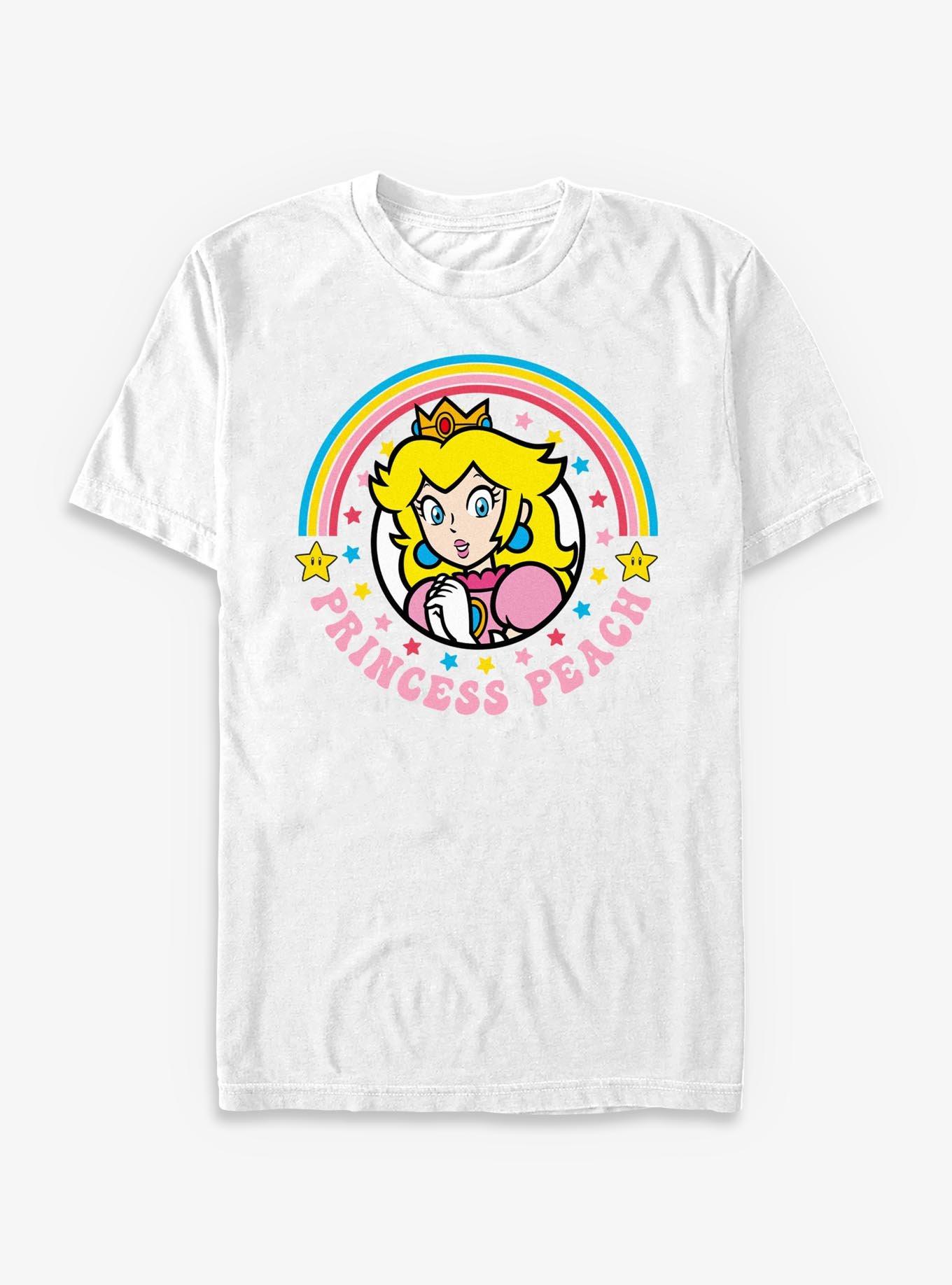 Nintendo Joyful Peach Circle T-Shirt, , hi-res