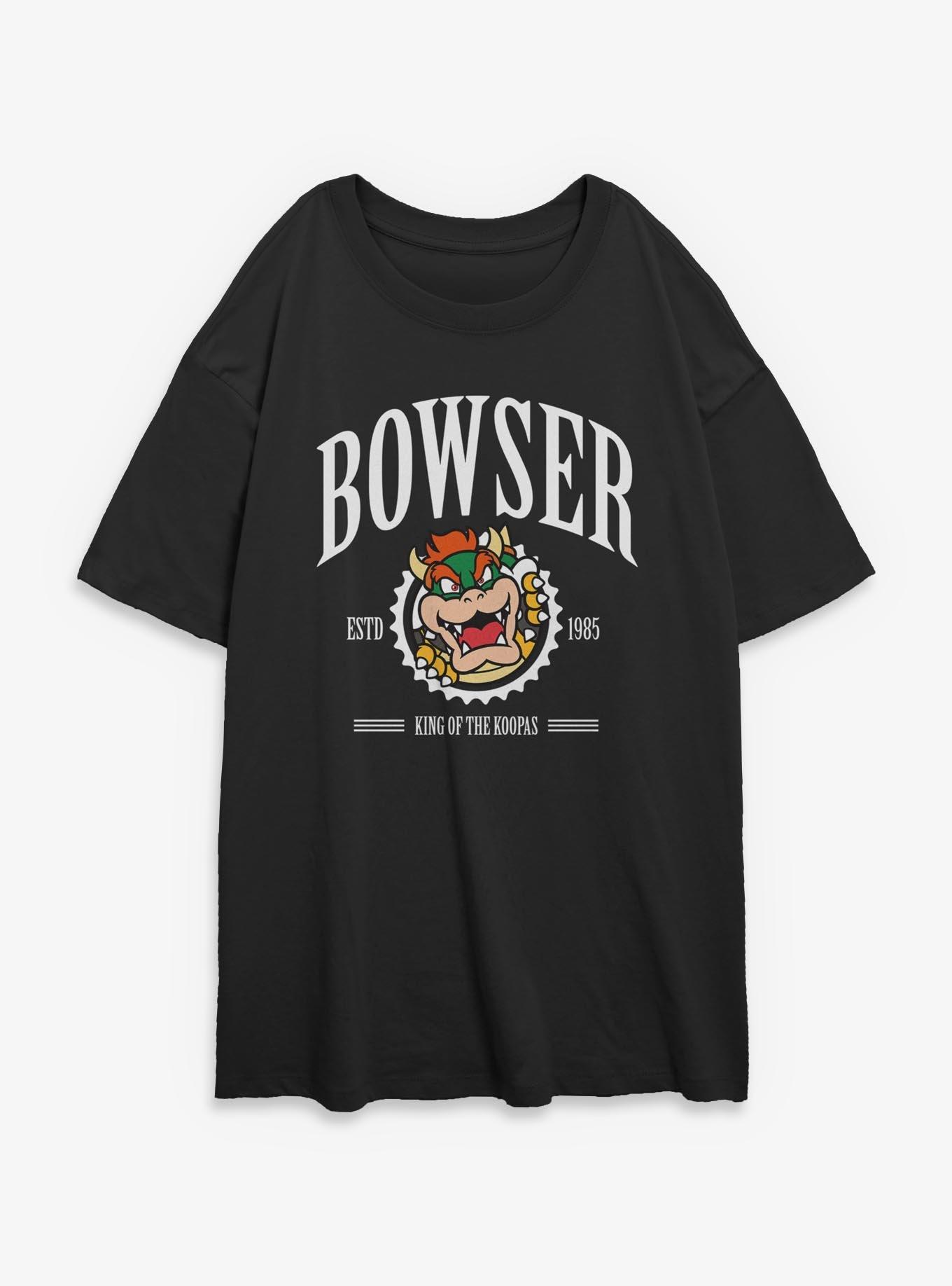 Nintendo Bowser Koopas King Girls Oversized T-Shirt, , hi-res