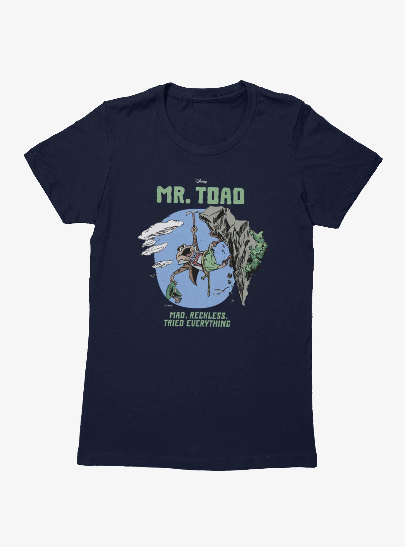 Disney Mr Toad Mad Reckless Cliff Climber Womens T-Shirt, , hi-res