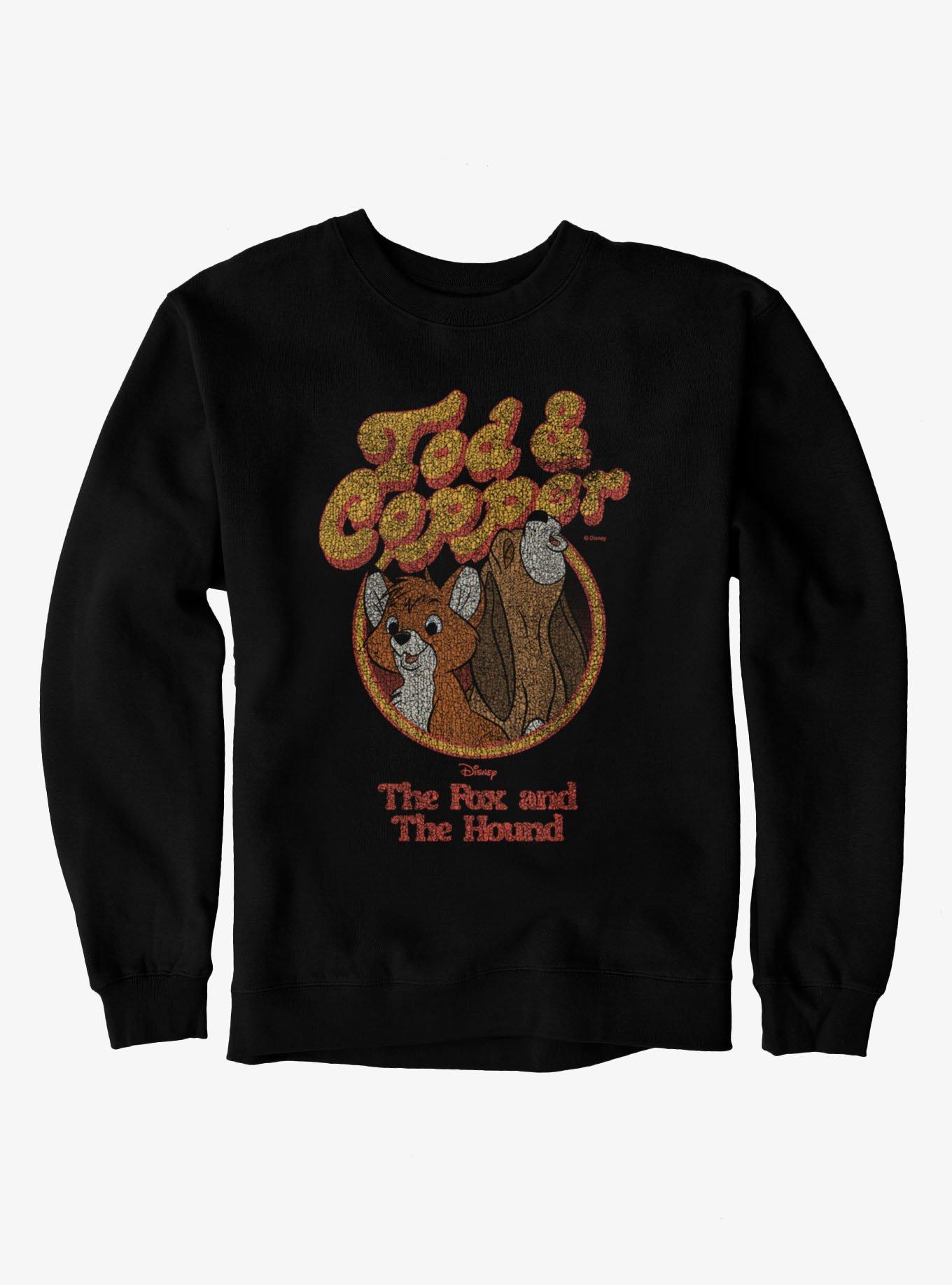 Disney Fox And The Hound Tod And Cooper Howl Sweatshirt, , hi-res