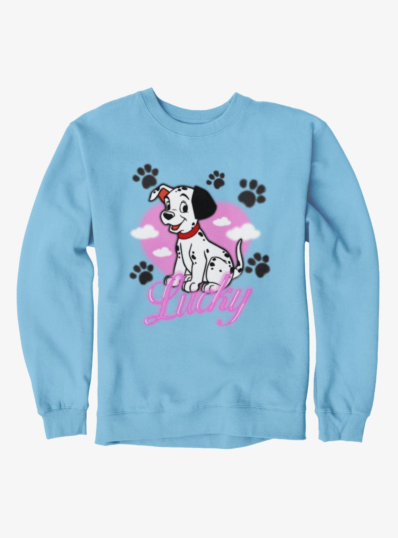 Disney 101 Dalmatians Lucky Love Spray Paint Sweatshirt, , hi-res