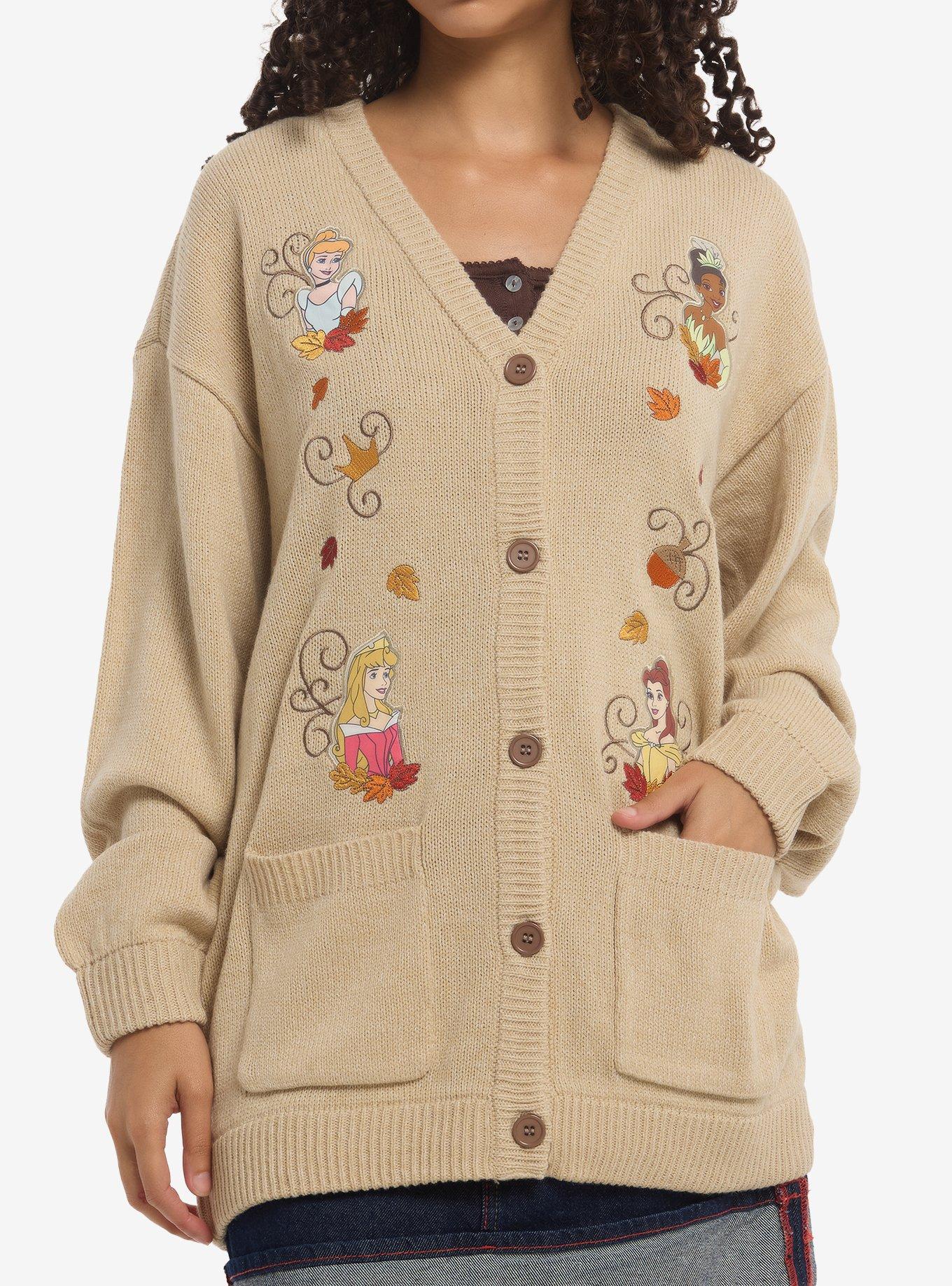 Disney Princess Fall Cardigan, , hi-res