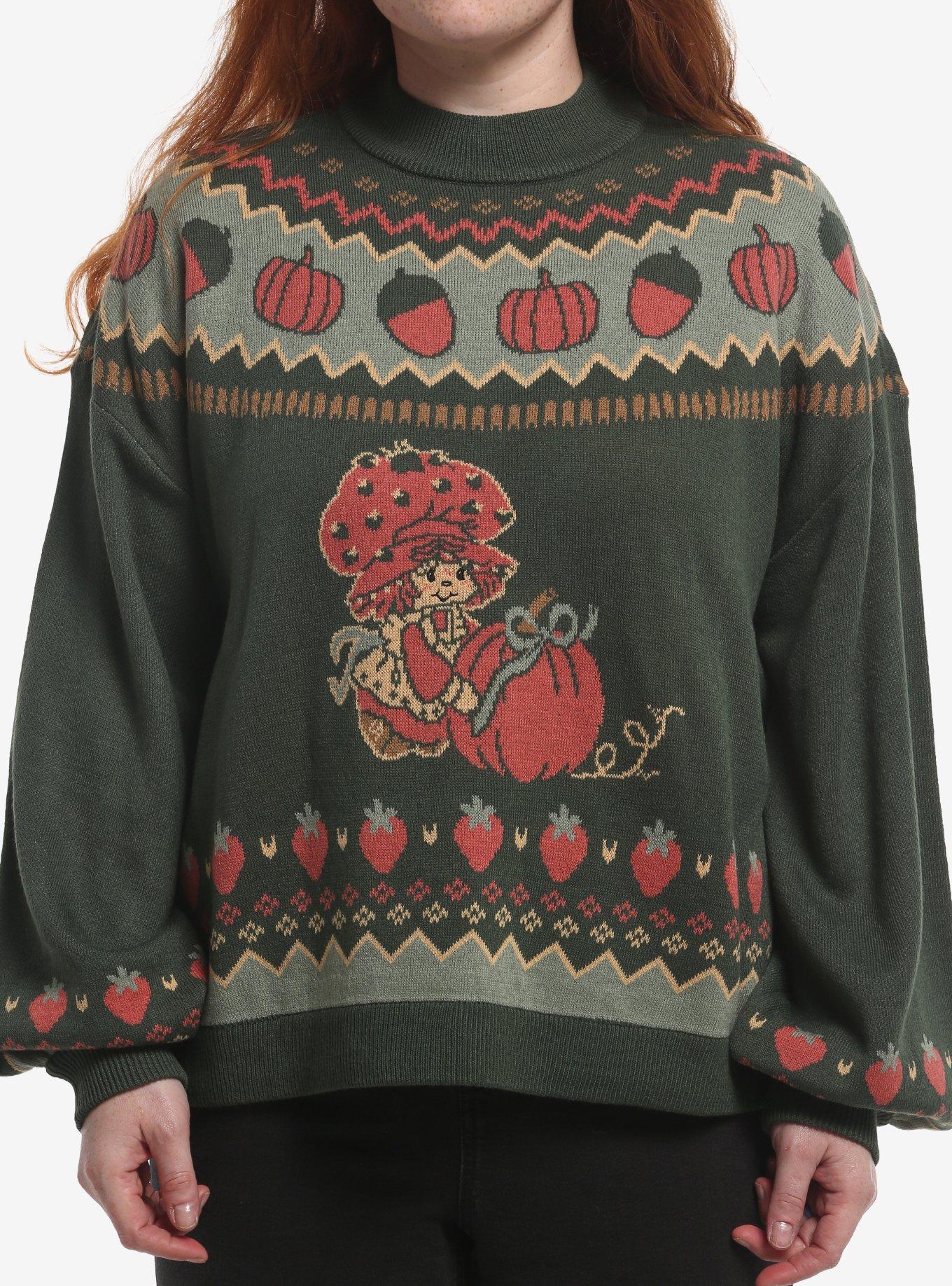 Strawberry Shortcake Fall Vintage Sweater Plus Size, , hi-res