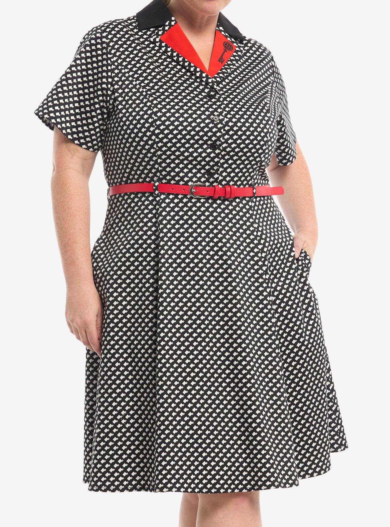 Coraline Other Mother Retro Dress Plus Size, , hi-res