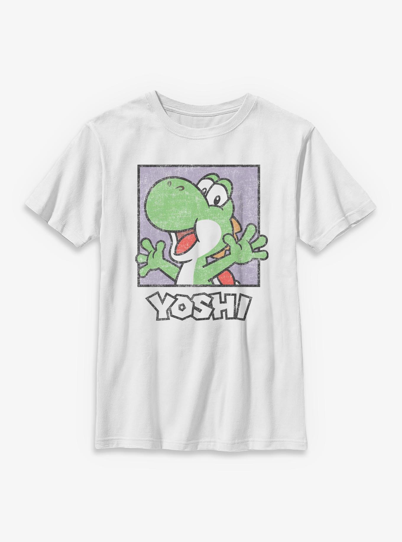 Nintendo Happy Yoshi Panel Youth T-Shirt, , hi-res