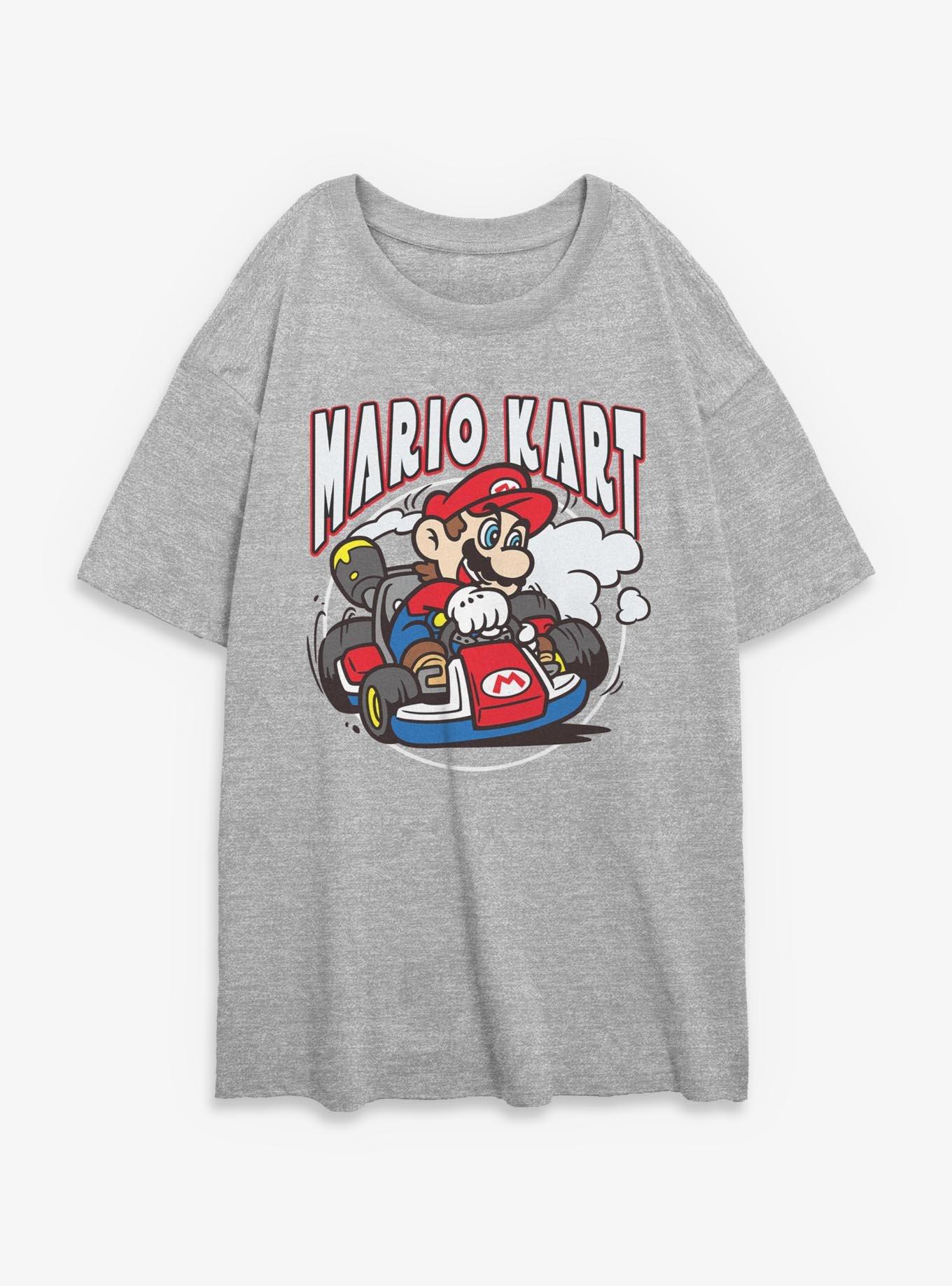 Nintendo Mario Kart Fast Swerve Womens Oversized T-Shirt, , hi-res