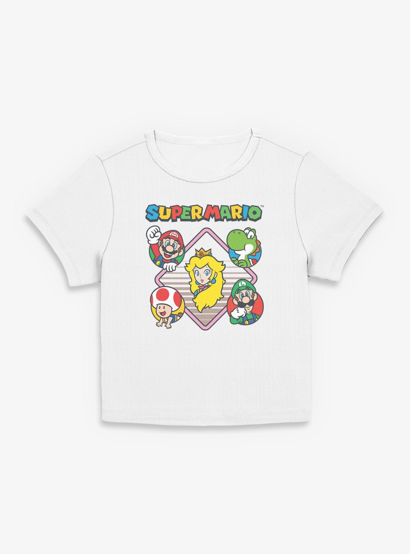 Nintendo Super Mario Diamond Characters Women Baby T-Shirt