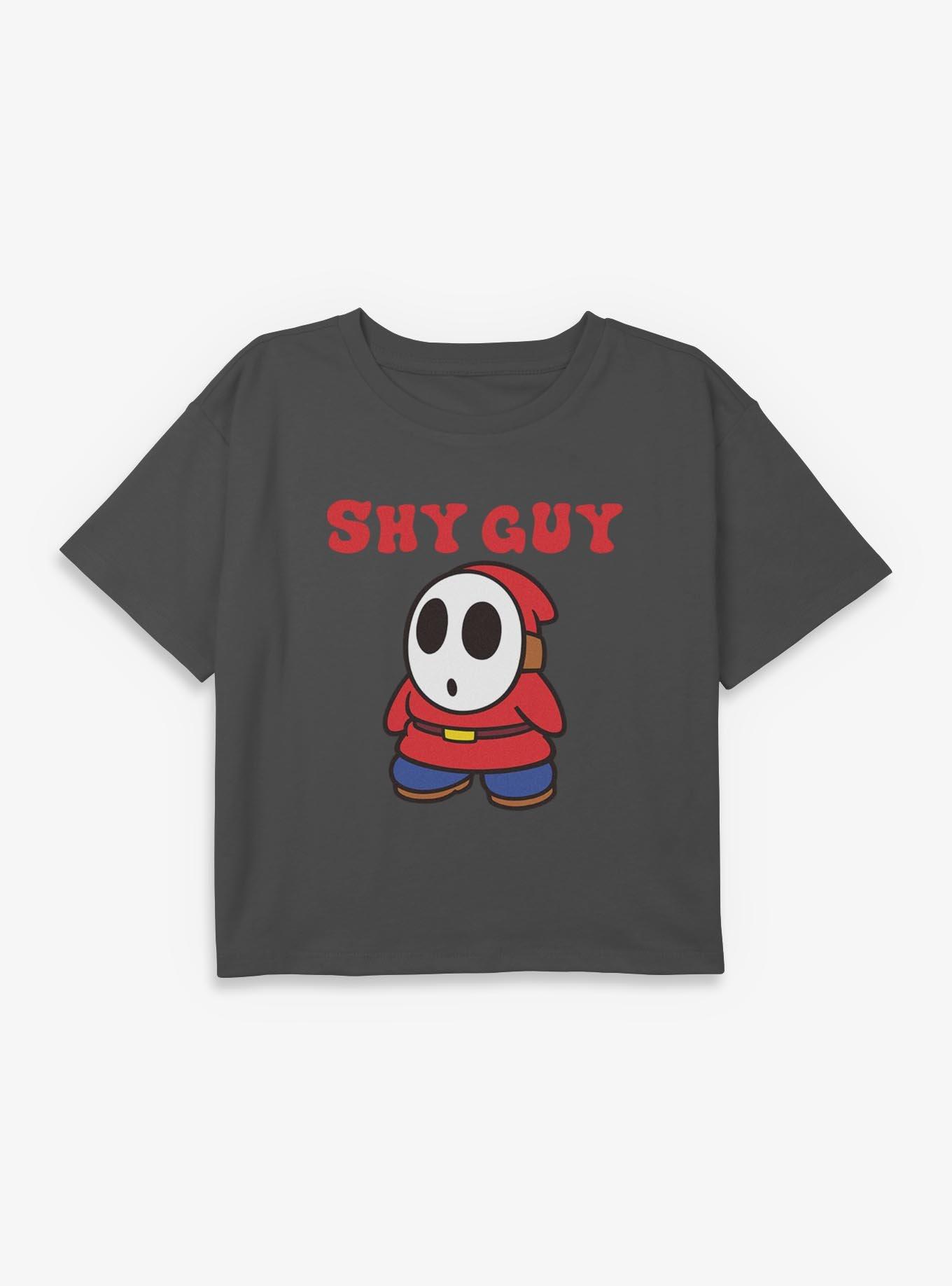 Nintendo Mario Shy Guy Stance Youth Girls Boxy Crop T-Shirt, , hi-res