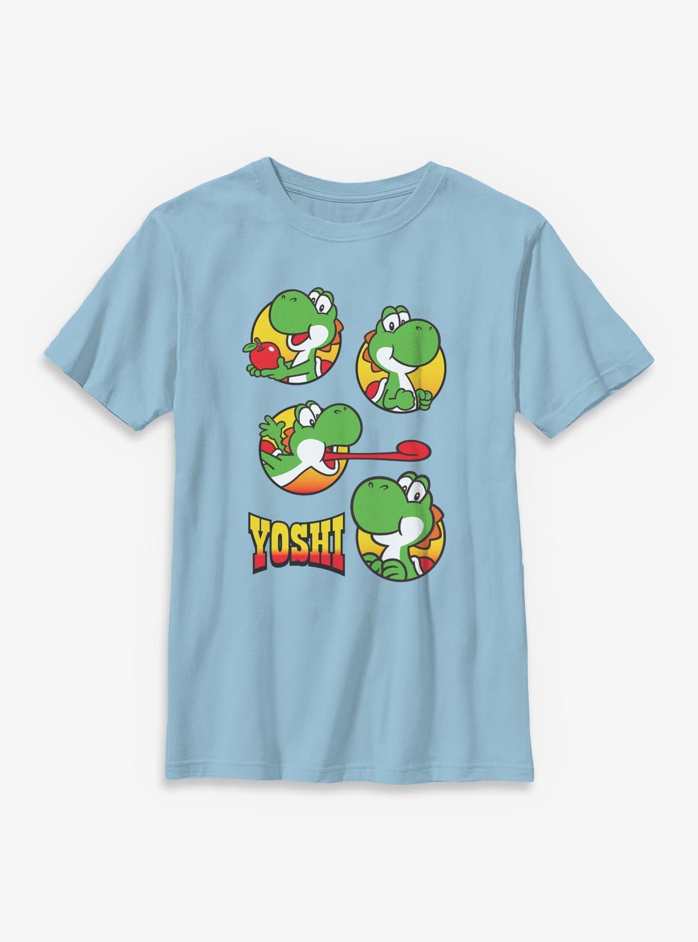 Nintendo Mario Yoshi Moods Youth T-Shirt, , hi-res