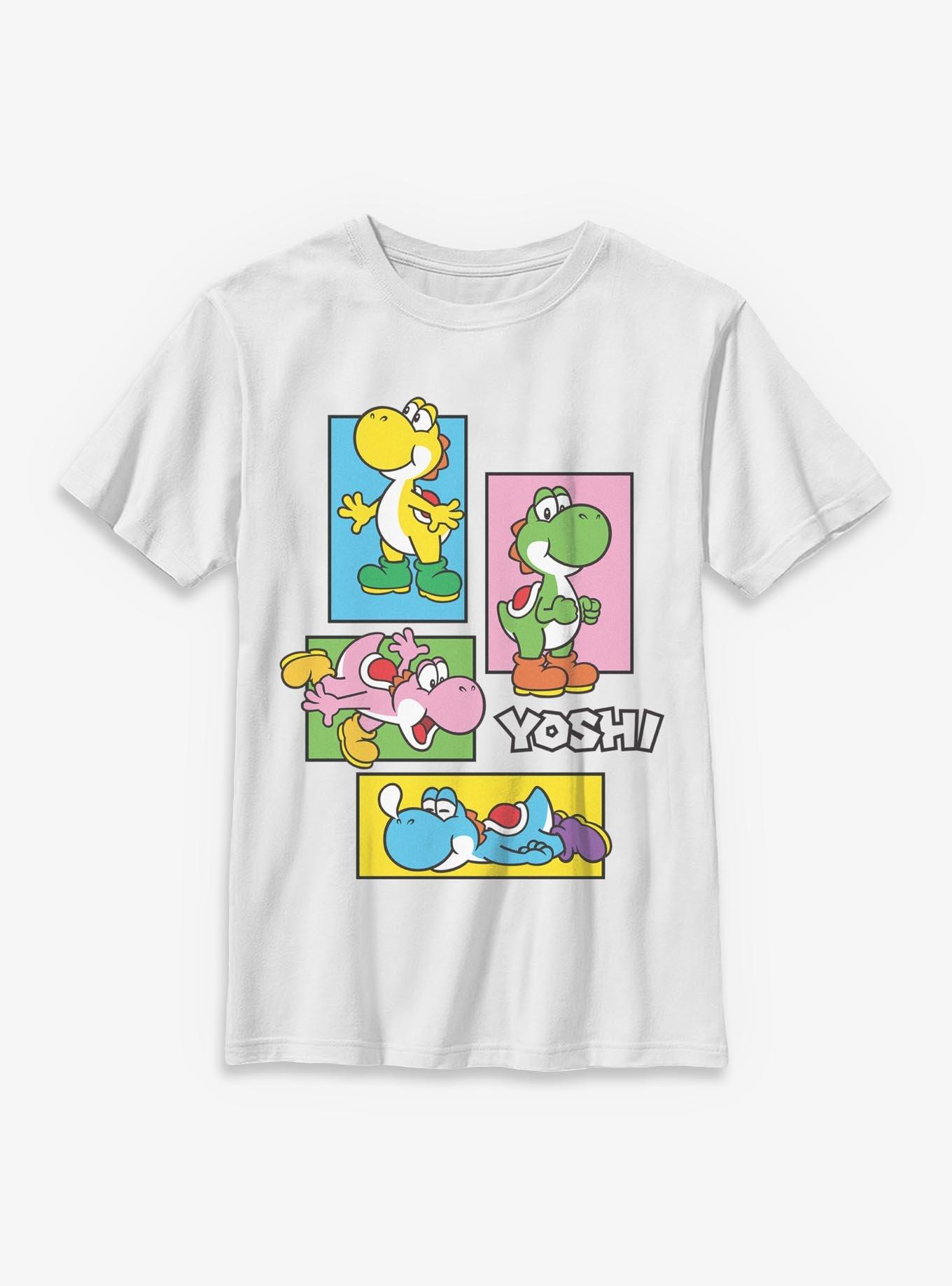 Nintendo Mario Yoshi Boxes Youth T-Shirt, , hi-res