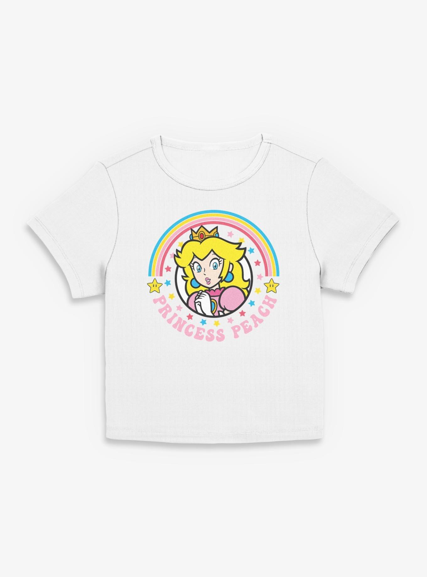 Nintendo Mario Colorful Princess Peach Women Baby T-Shirt, , hi-res