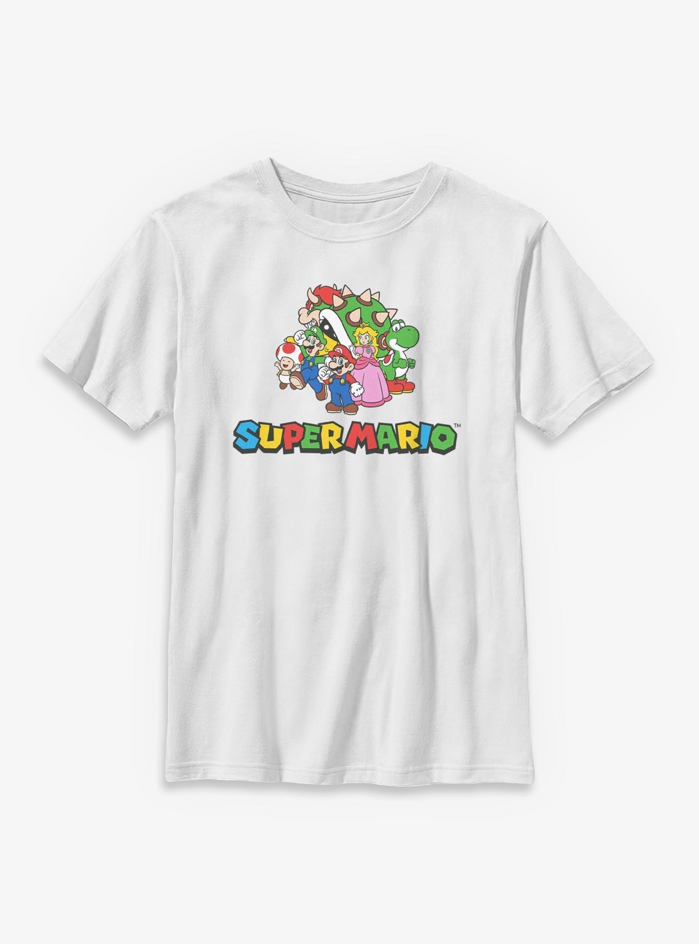 Nintendo Super Mario Group Ready Youth T-Shirt, , hi-res