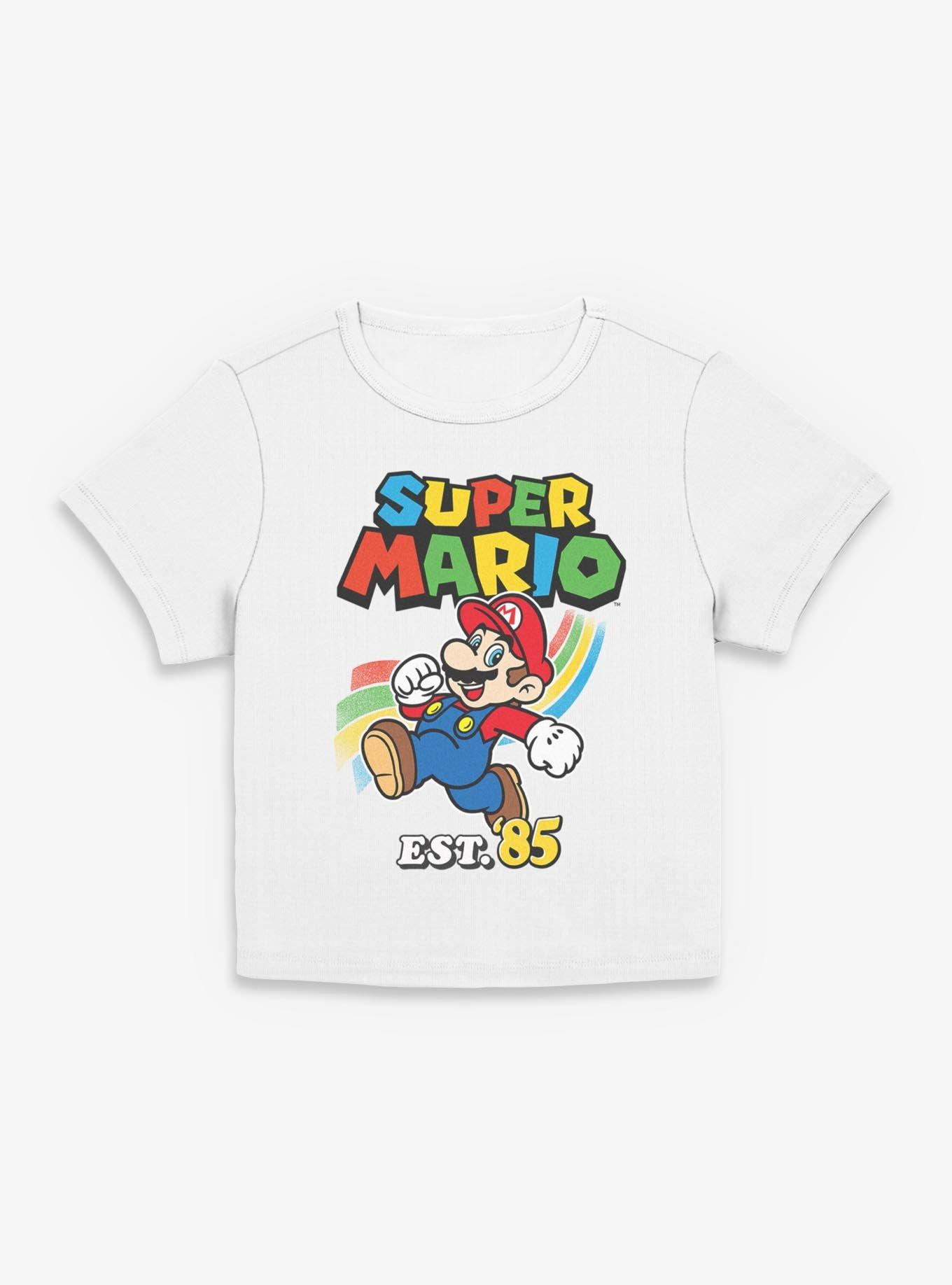 Nintendo Super Mario Est 85 Jump Women Baby T-Shirt