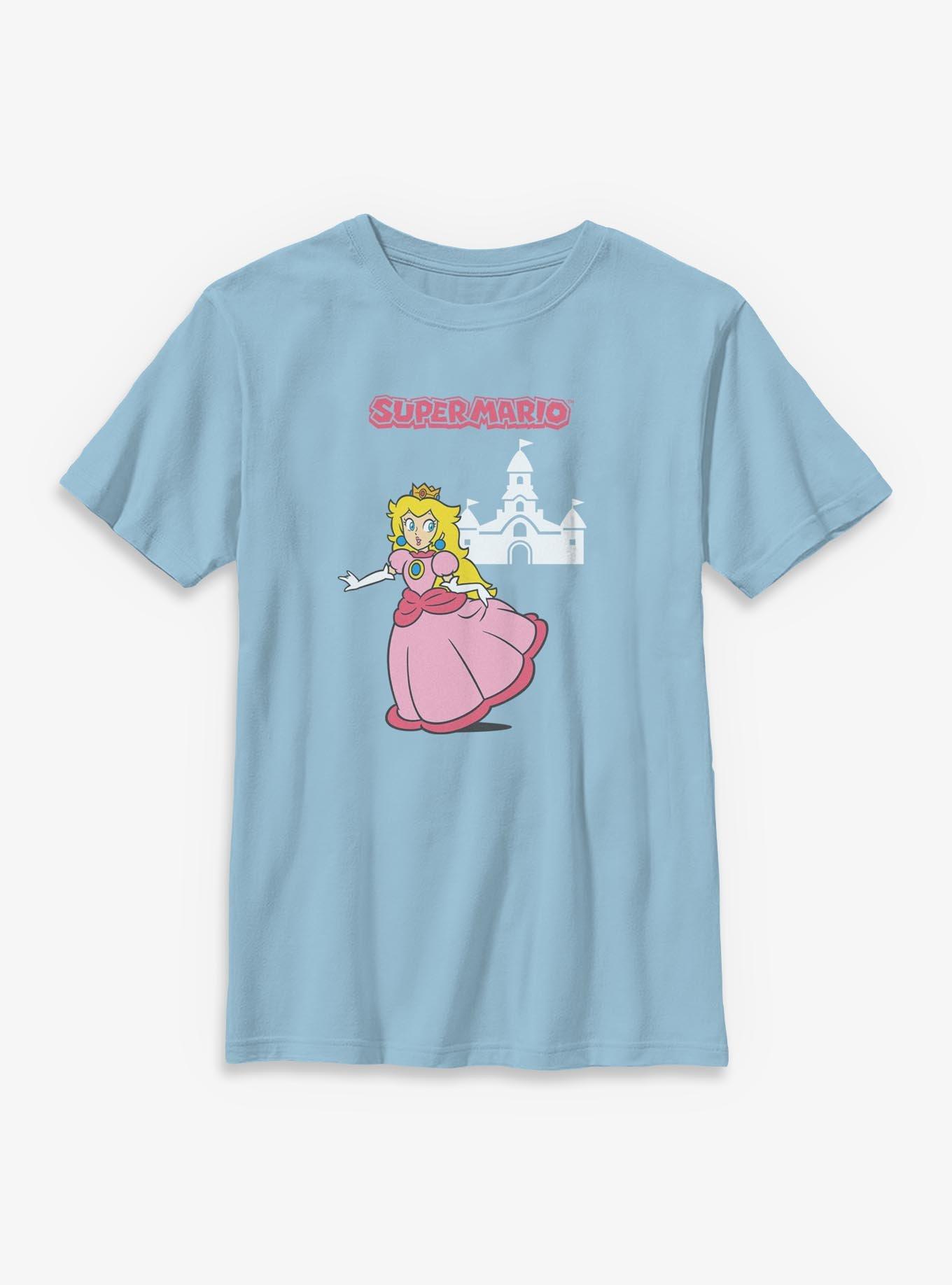 Nintendo Super Mario Princess Peach Running Youth T-Shirt, , hi-res