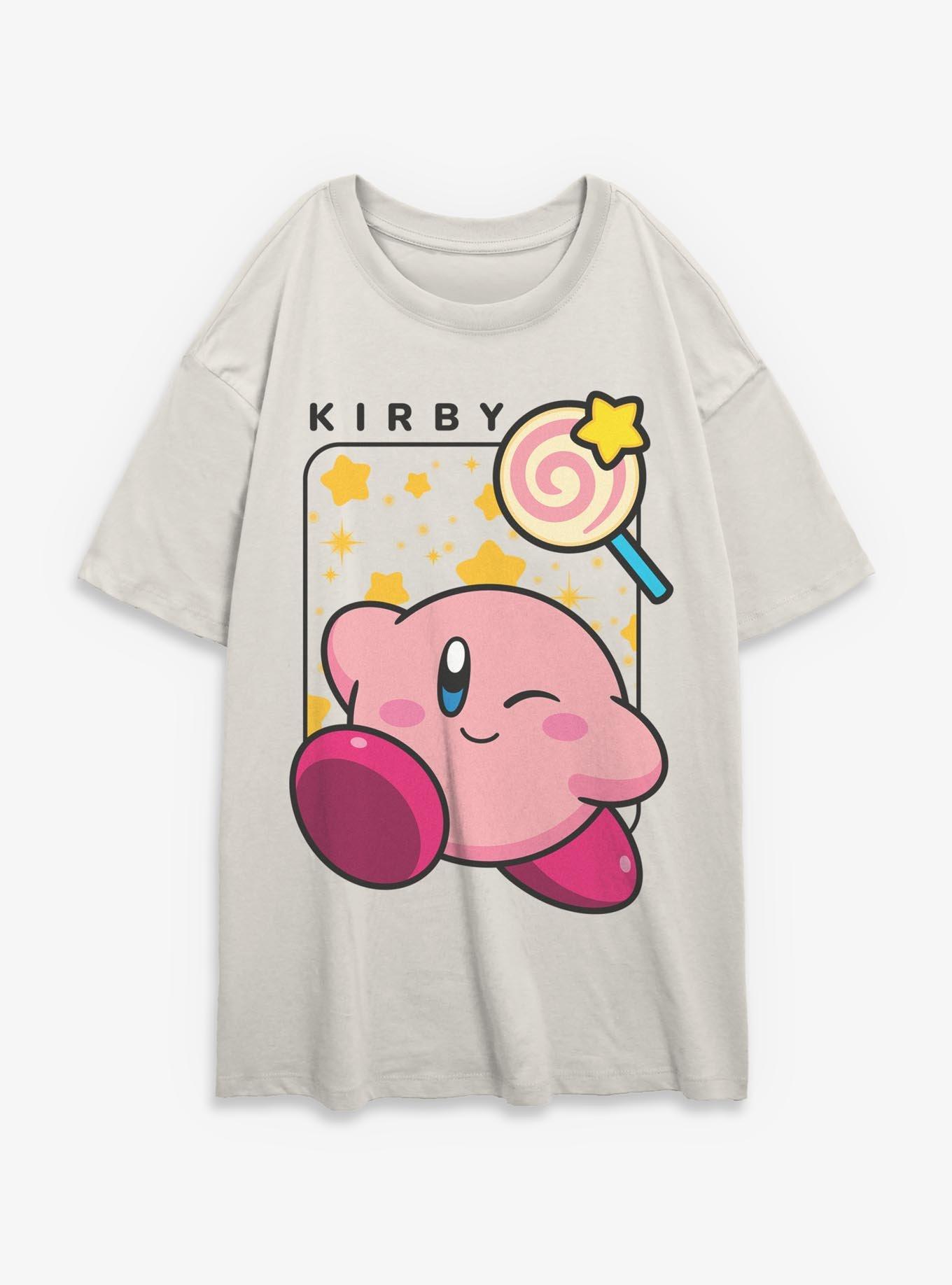 Nintendo Kirby Sweet Wink Womens Oversized T-Shirt, , hi-res
