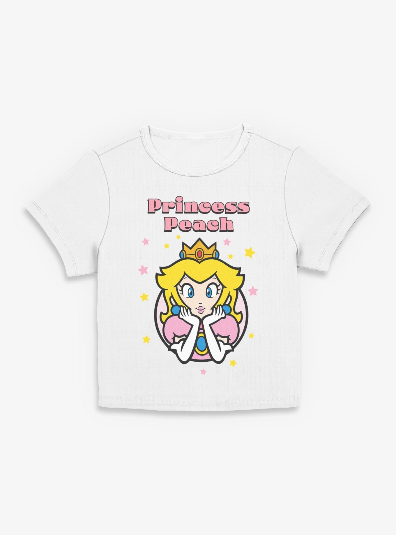 Nintendo Mario Princess Peach Glam Stars Women Baby T-Shirt, , hi-res