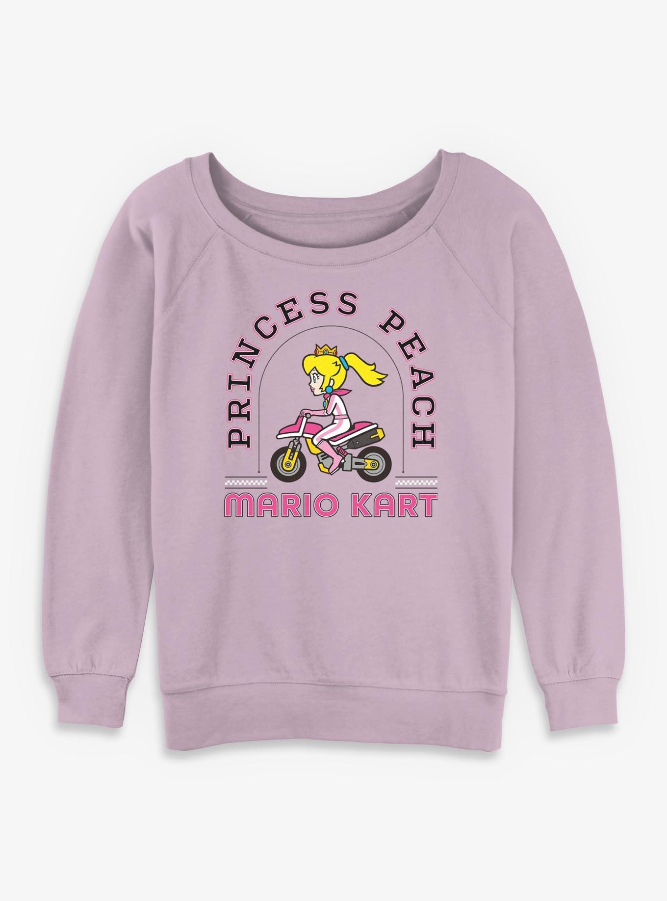 Nintendo Mario Kart Princess Peack Kart Womens Slouchy Sweatshirt, , hi-res