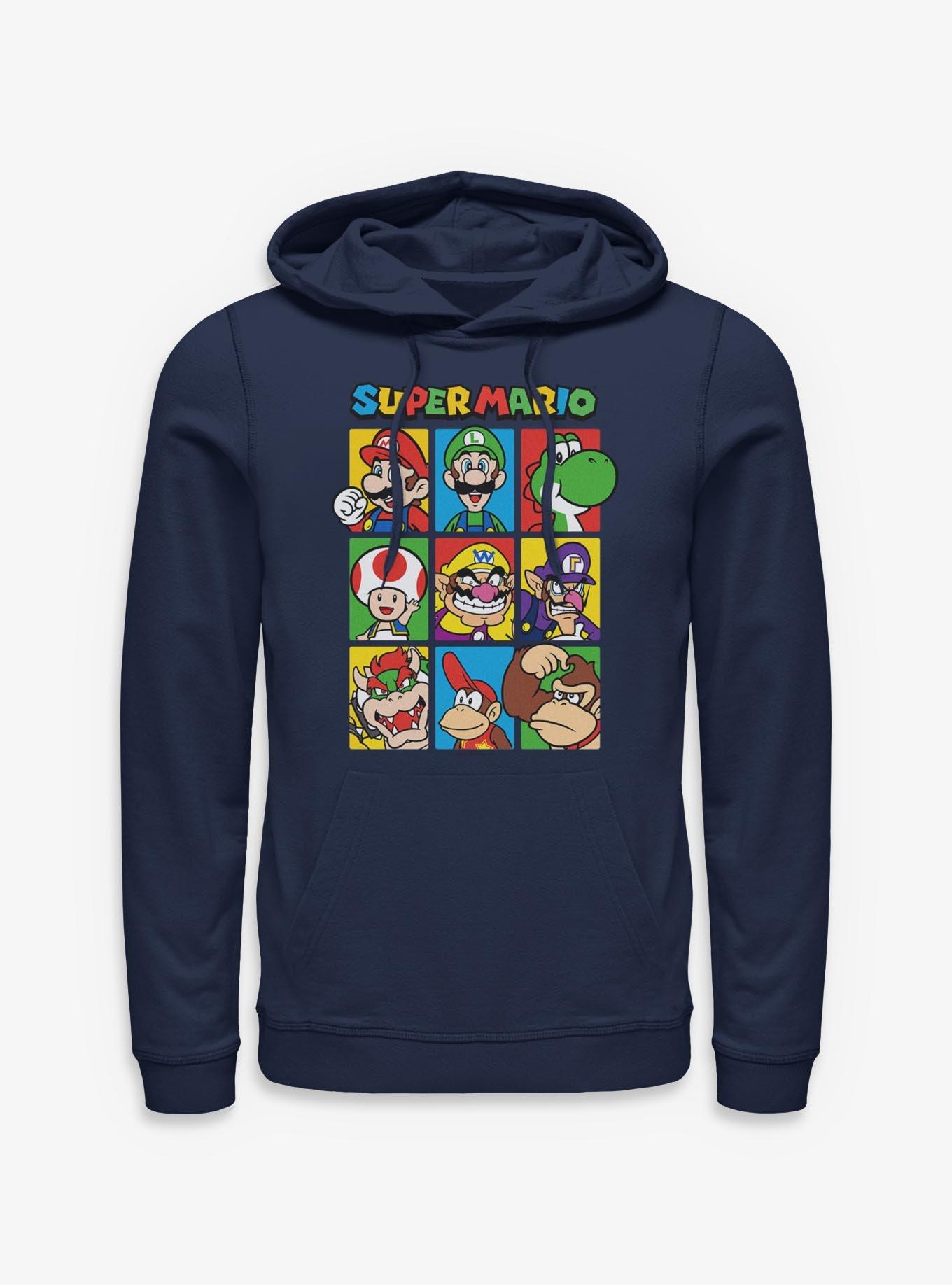 Nintendo Super Mario Character Hall Of Fame Hoodie, , hi-res