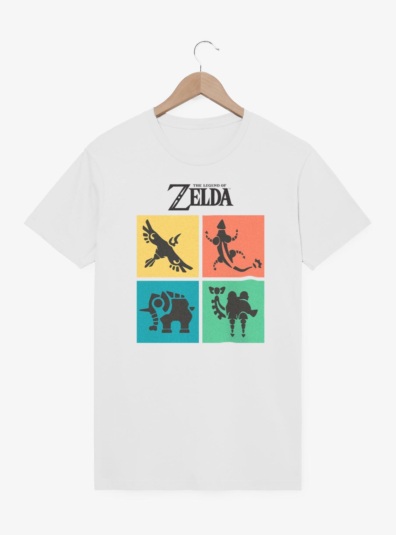 The Legend Of Zelda Color Square Icons T-Shirt, , hi-res
