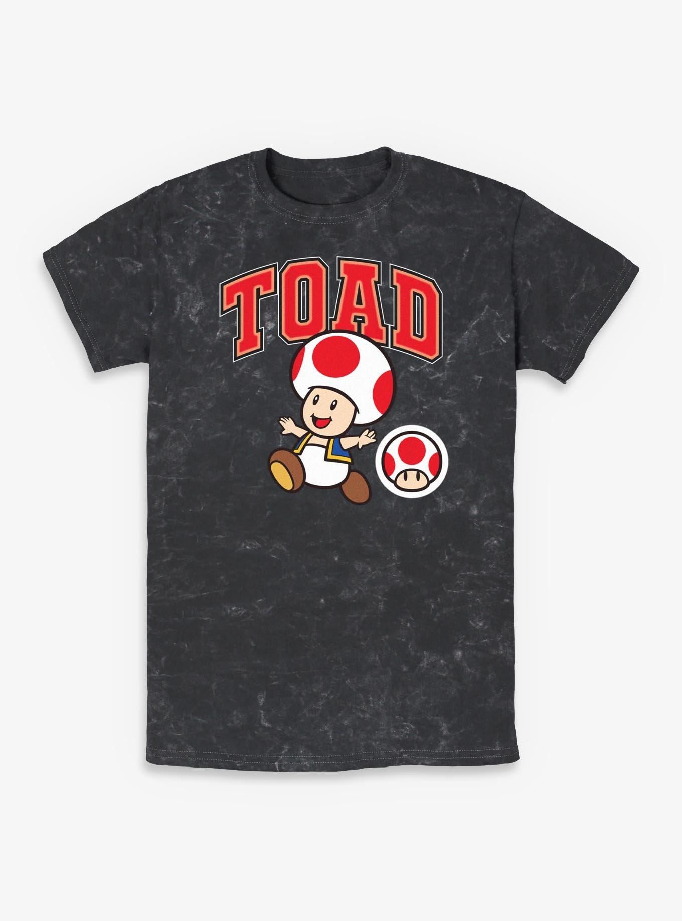 Nintendo Mario Toad Jump Mineral Wash T-Shirt, , hi-res