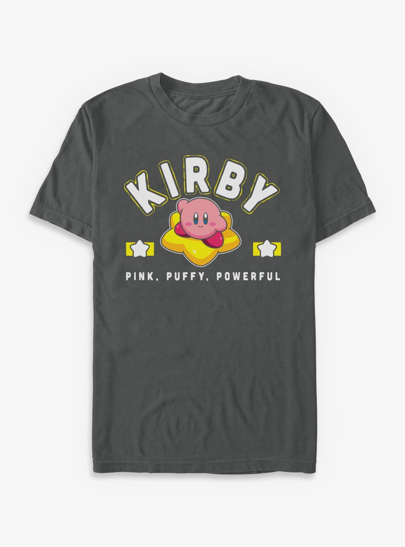 Nintendo Kirby Star Pink Puffy Powerful Garment-Dyed T-Shirt, , hi-res