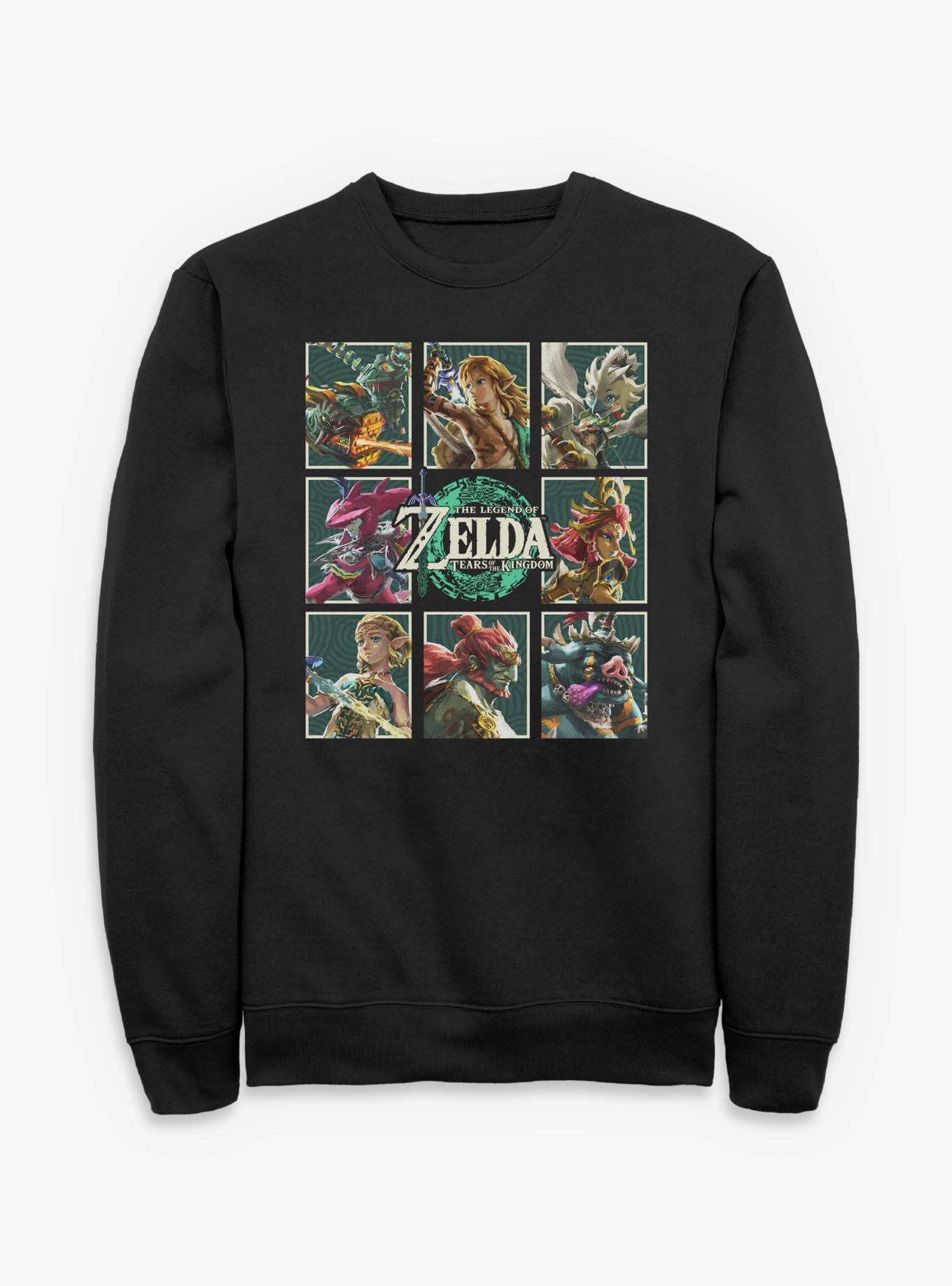 The Legend Of Zelda Tears Of The Kingdom Character Boxes Sweatshirt, , hi-res