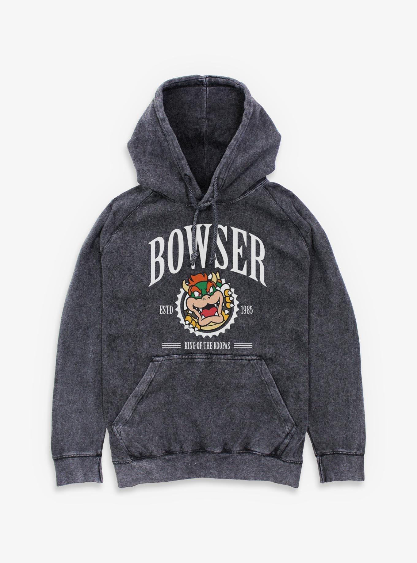Nintendo Bowser King Of The Koopas Mineral Wash Hoodie, , hi-res