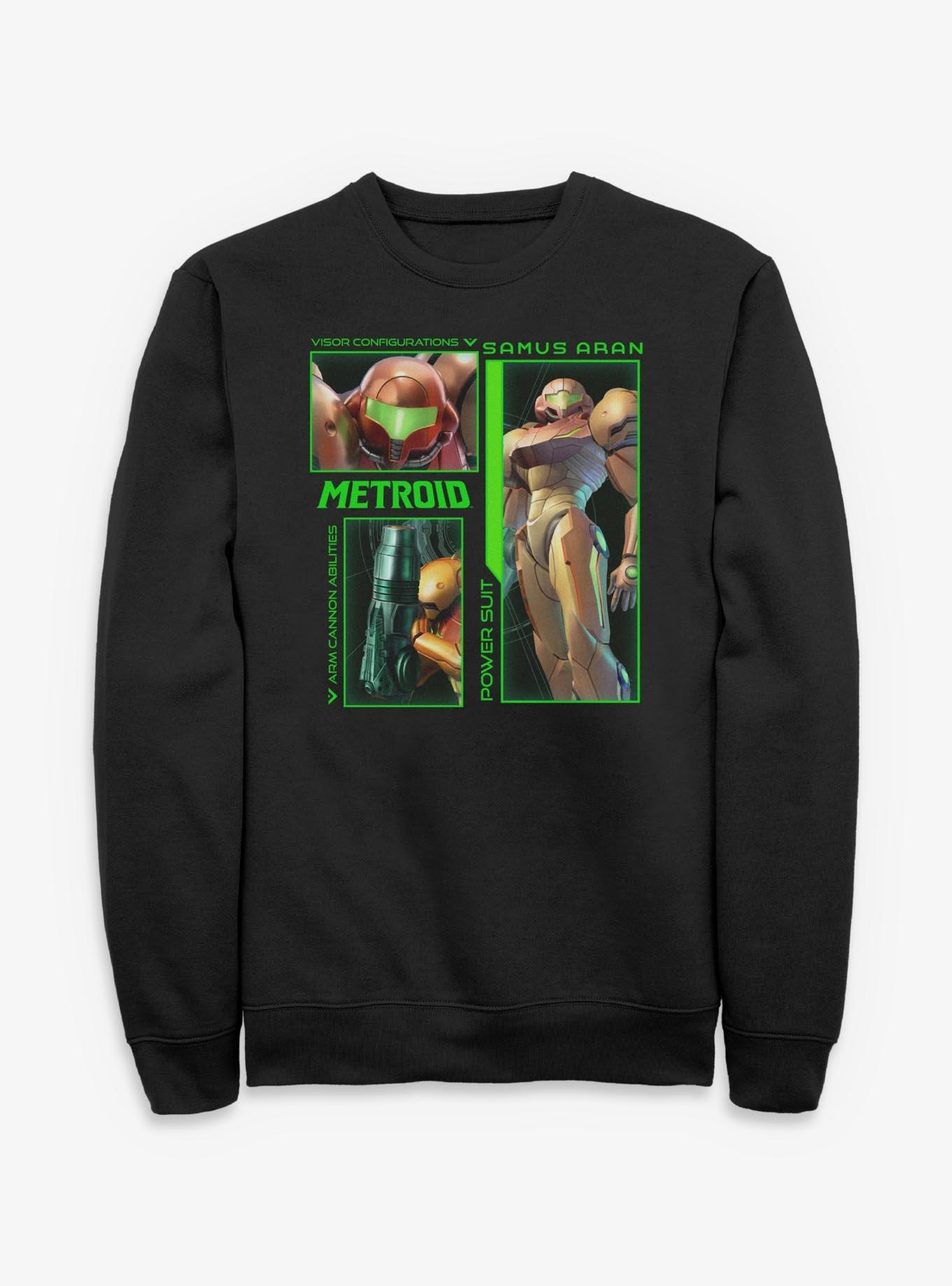 Nintendo Metroid Samus Configurations Sweatshirt, , hi-res