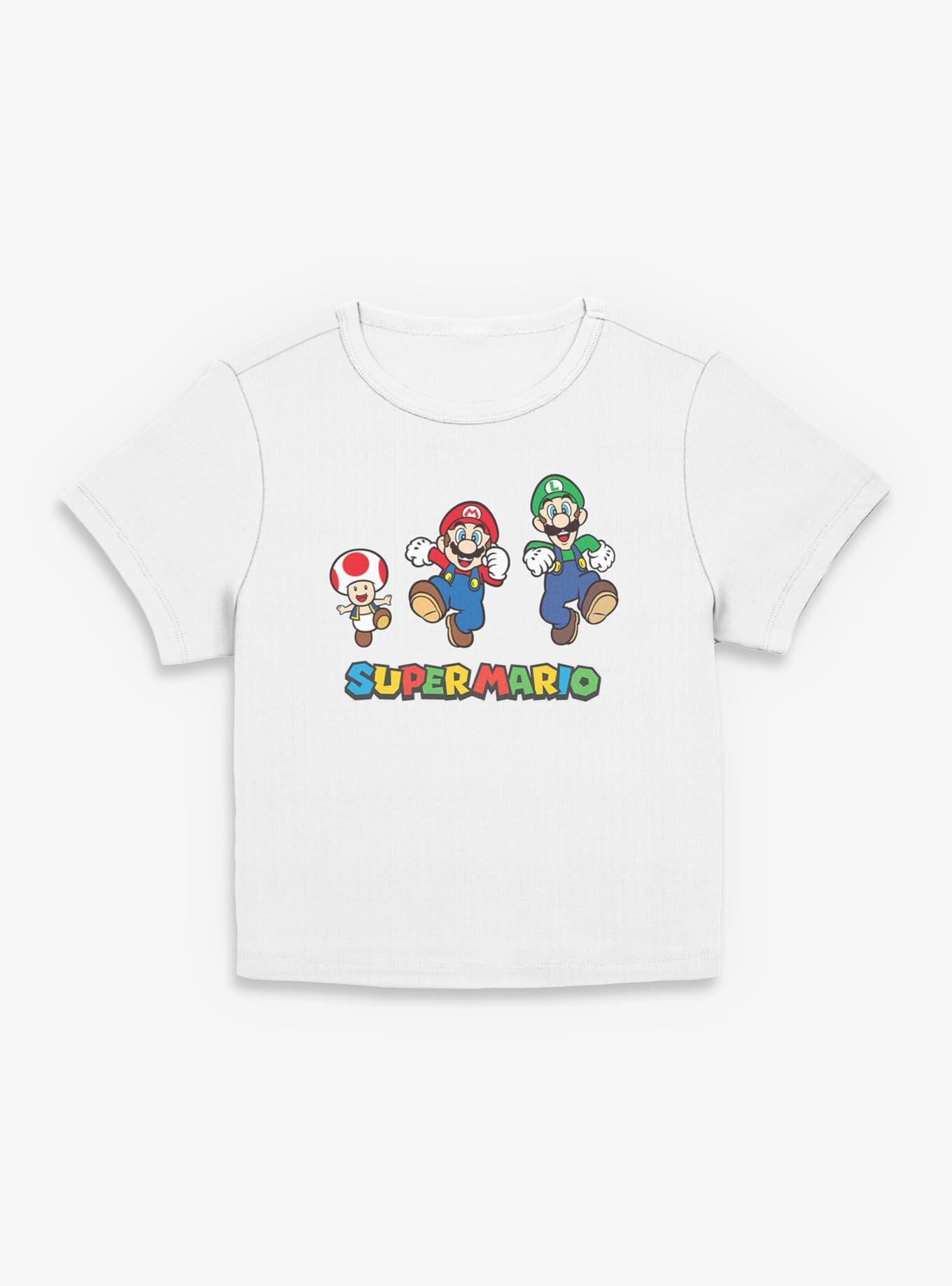Nintendo Super Mario Toad Mario Luigi Run Women Baby T-Shirt, , hi-res