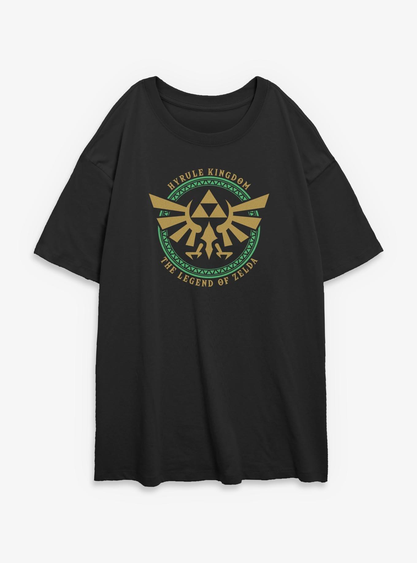 The Legend Of Zelda Hyrule Kingdom Legend Womens Oversized T-Shirt, , hi-res
