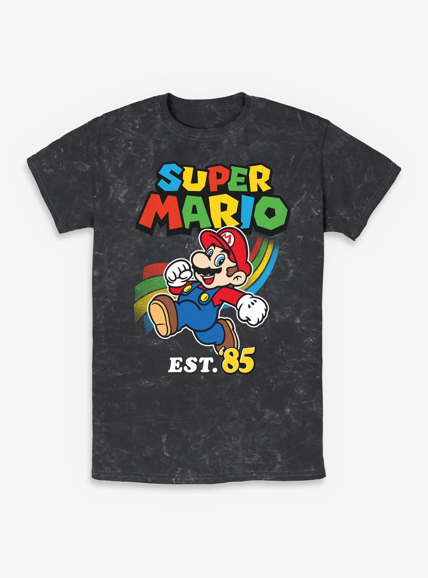 Nintendo Good New Vibes Mineral Wash T-Shirt, , hi-res