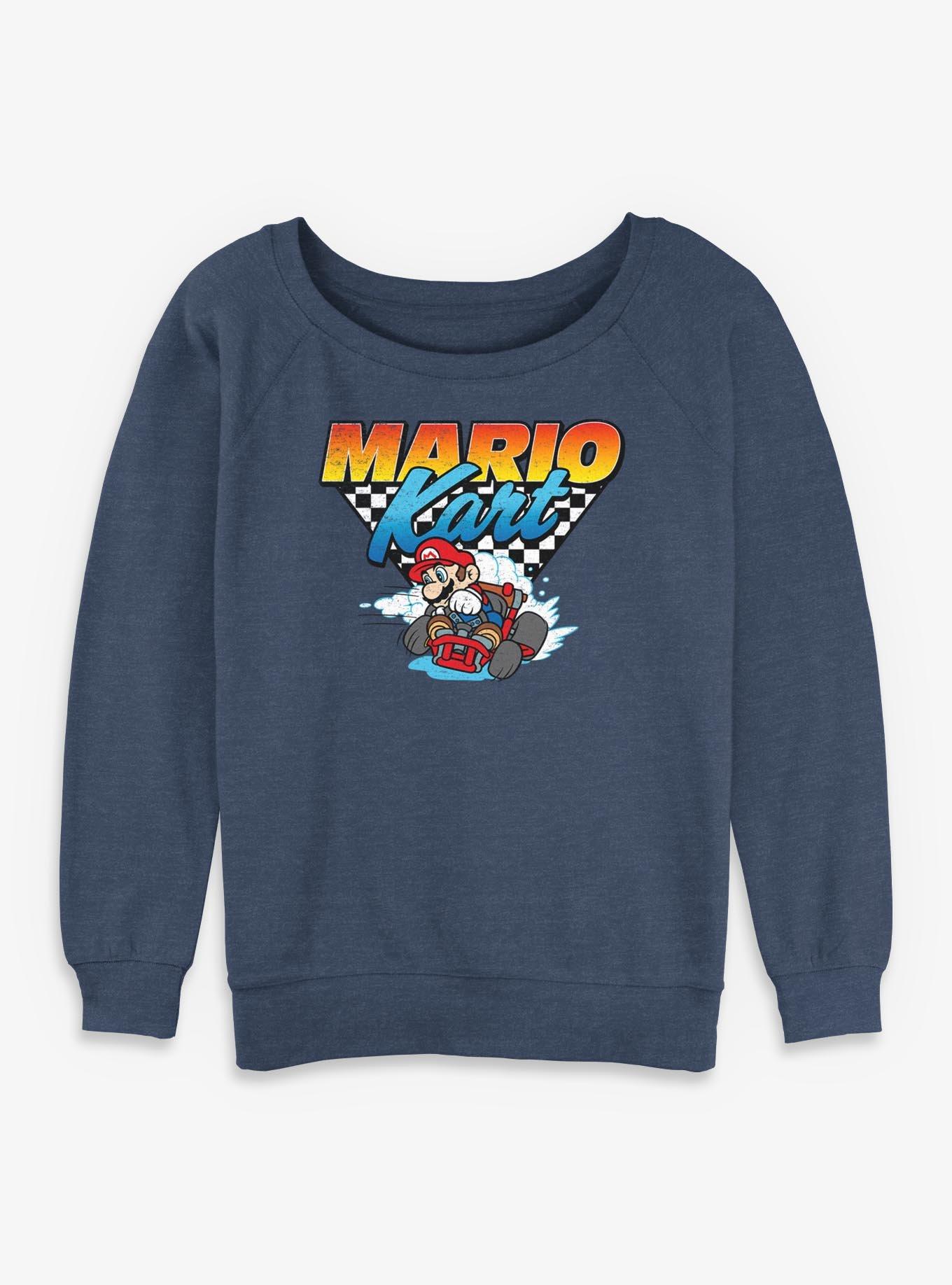 Nintendo Mario Kart Team Driver Girls Slouchy Sweatshirt, , hi-res