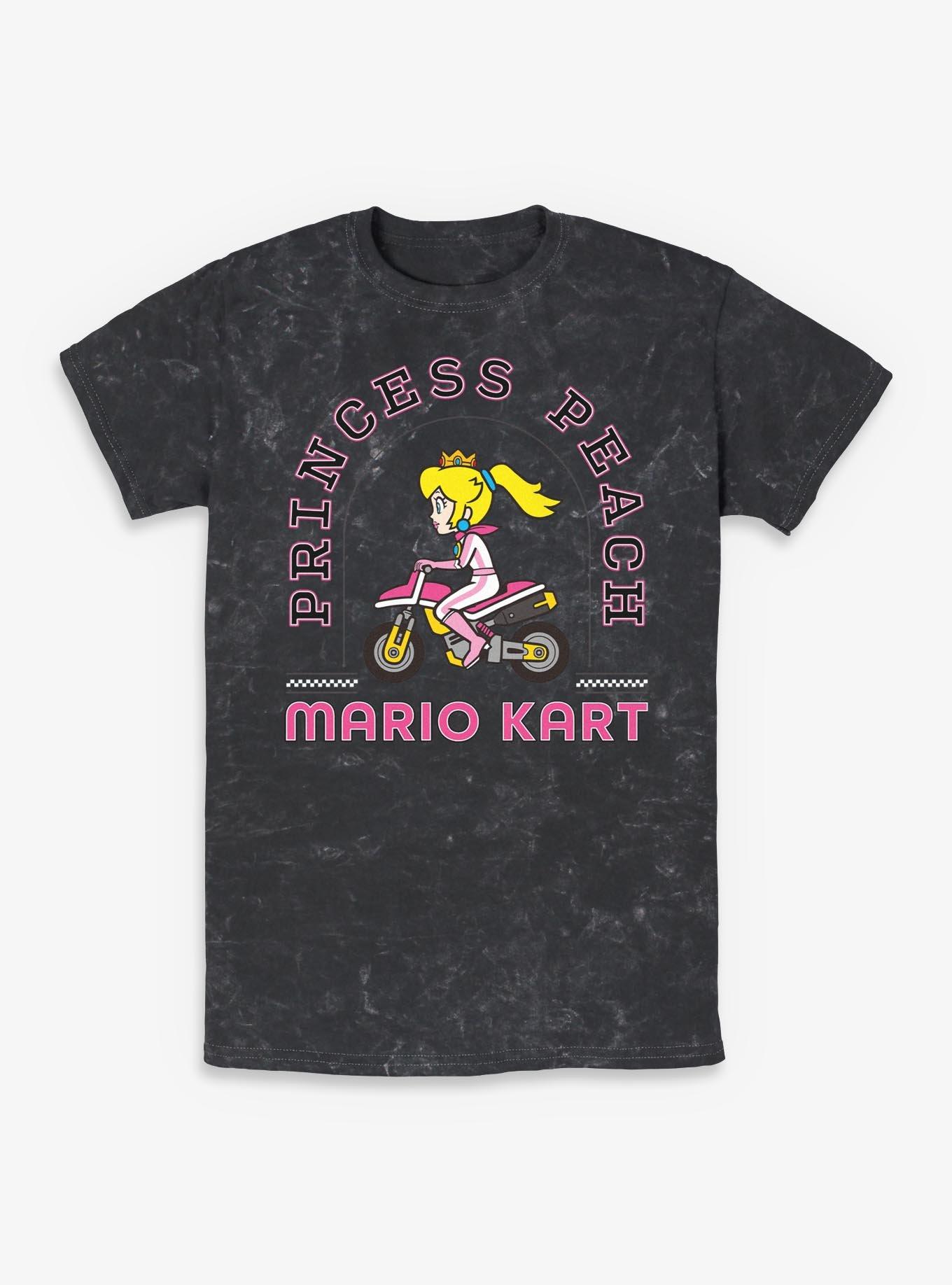 Nintendo Princess Peach Kart Mineral Wash T-Shirt