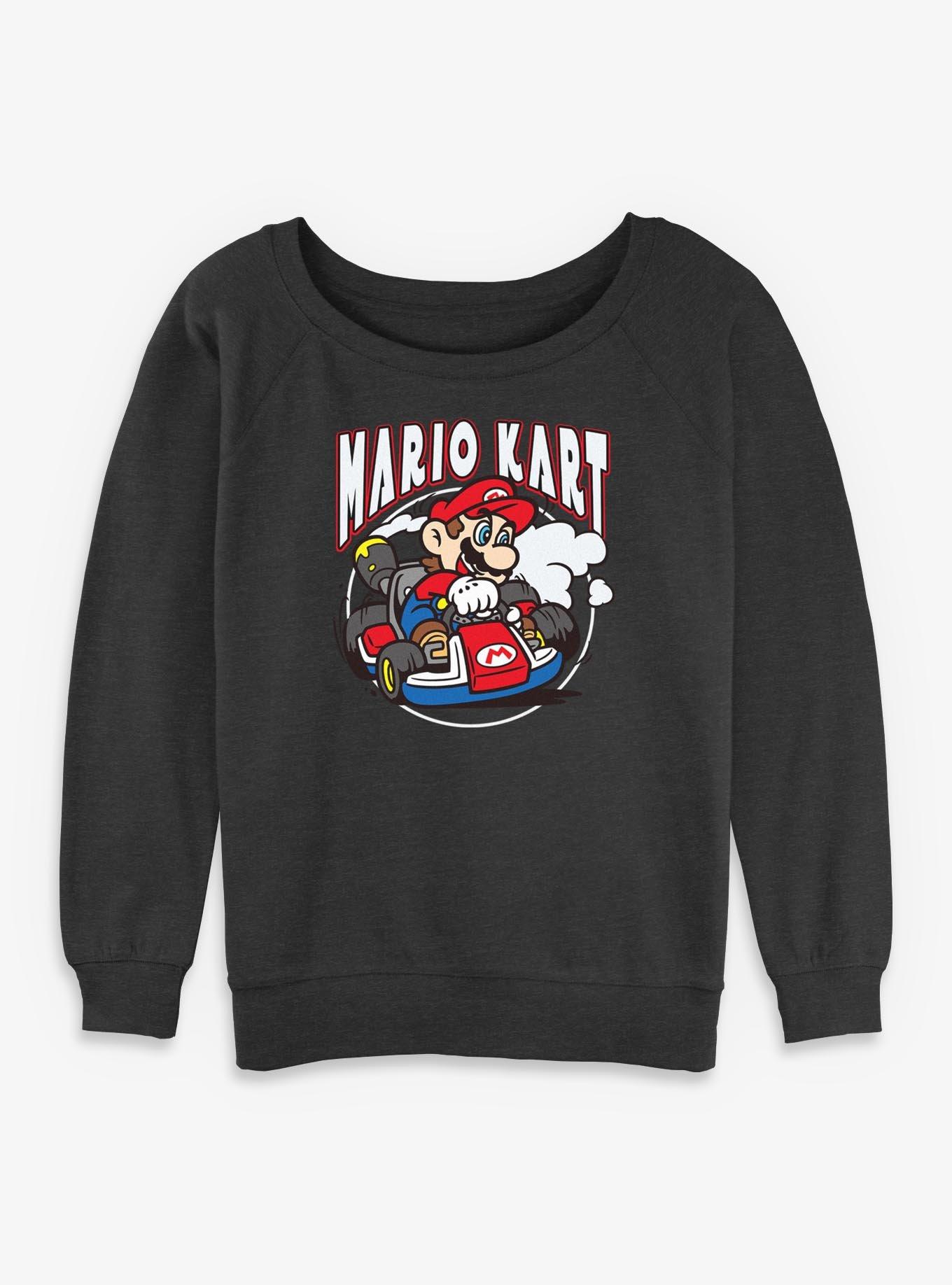 Nintendo Mario Kart Girls Slouchy Sweatshirt, , hi-res