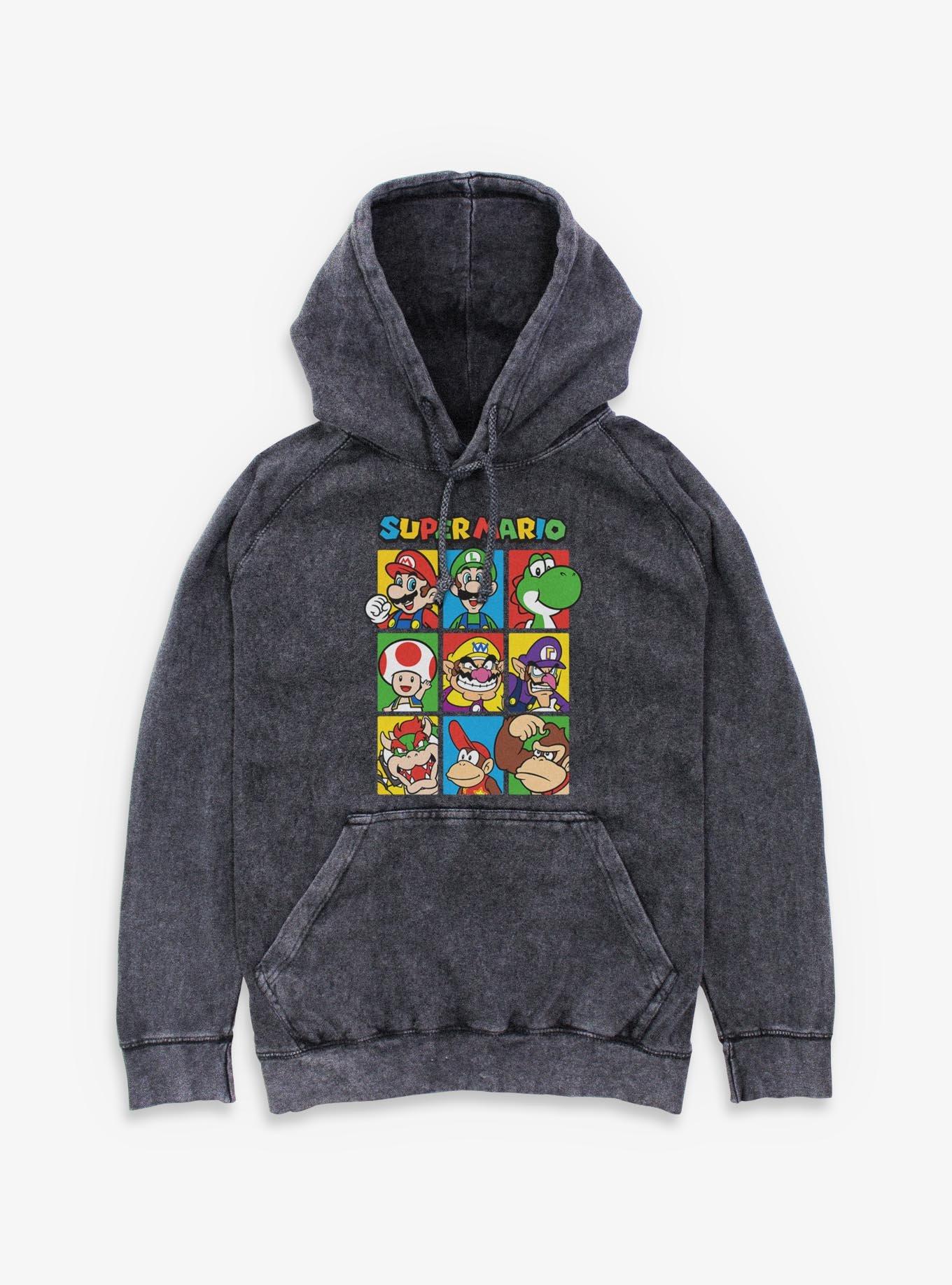 Nintendo Hall Of Fame Mineral Wash Hoodie, , hi-res