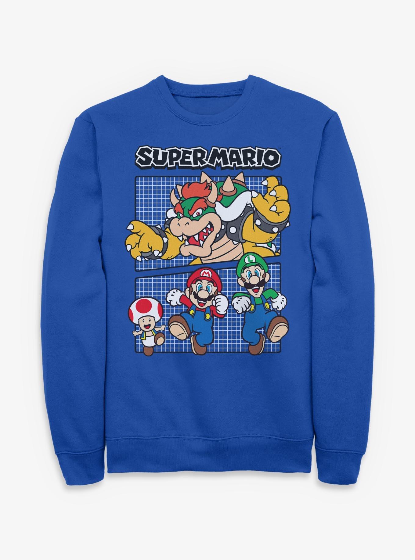 Nintendo Super Mario Group Sweatshirt, , hi-res
